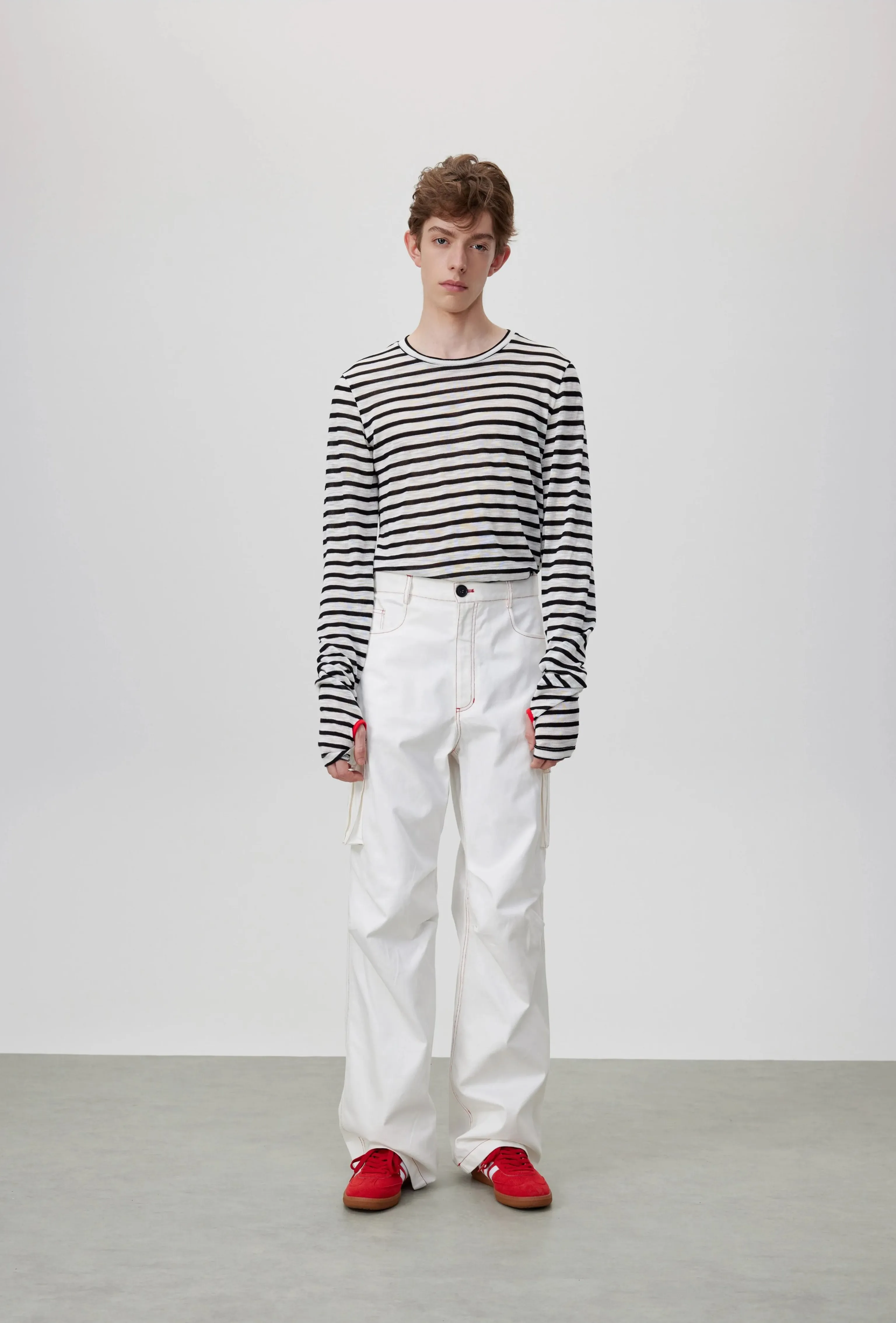 Striped Long-Sleeve T-Shirt - Image 2