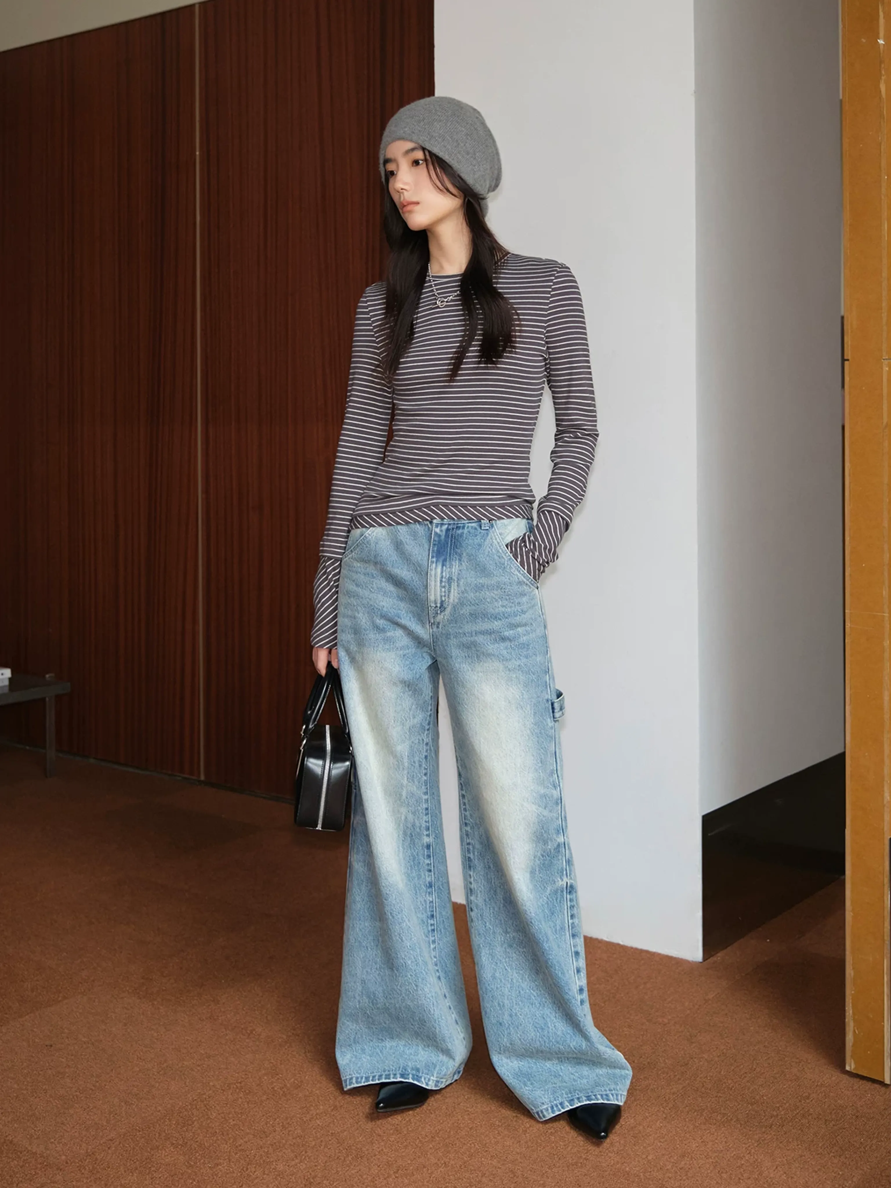 Striped Long-Sleeve Top - Image 4