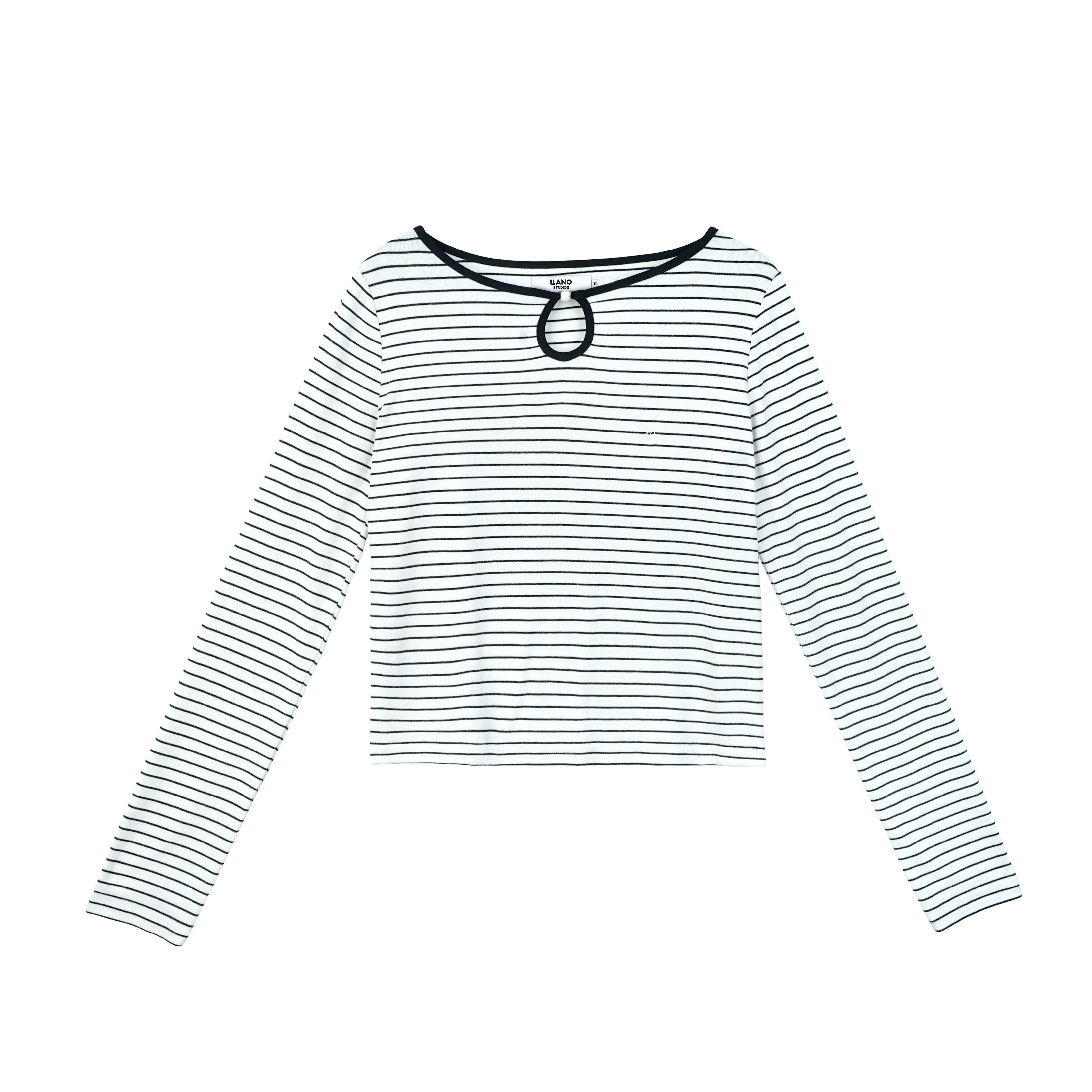 Striped Long-Sleeve Top - Image 6