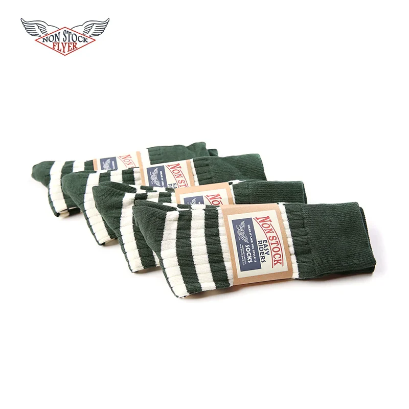 Striped Mid-Cut Cotton Socks - Image 4