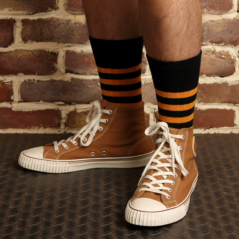 Striped Mid-Cut Cotton Socks - Image 5