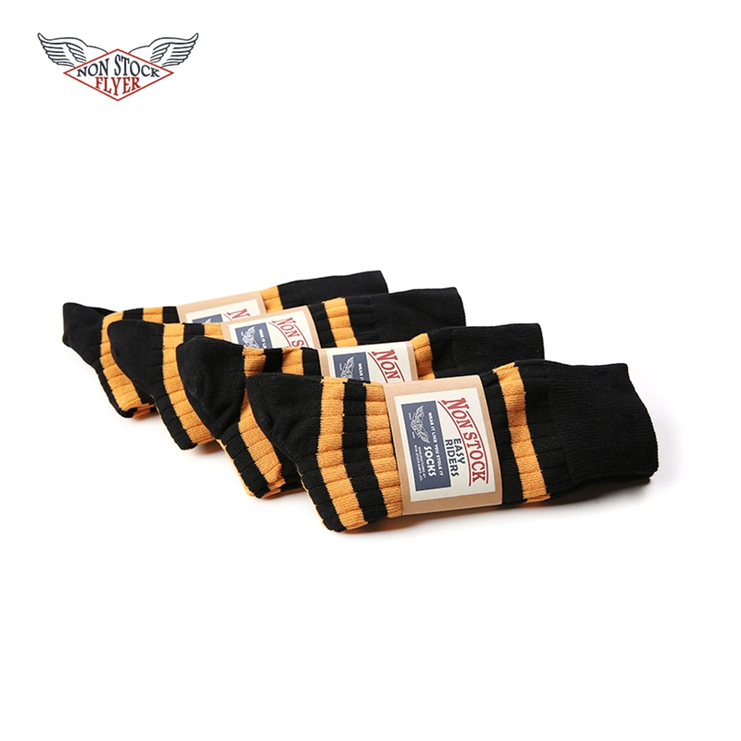 Striped Mid-Cut Cotton Socks - Image 9