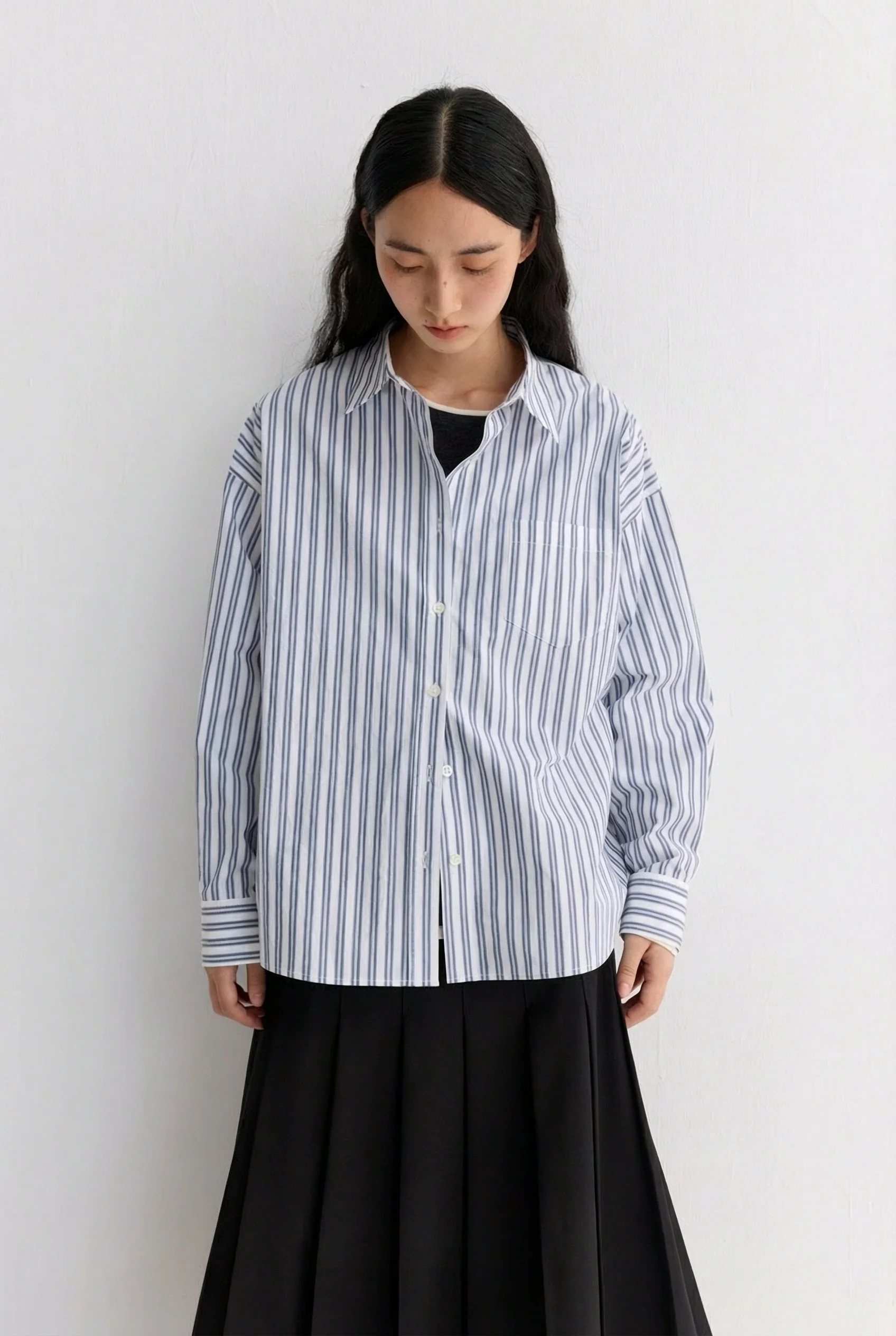 Striped Oversized Shirt - Image 3