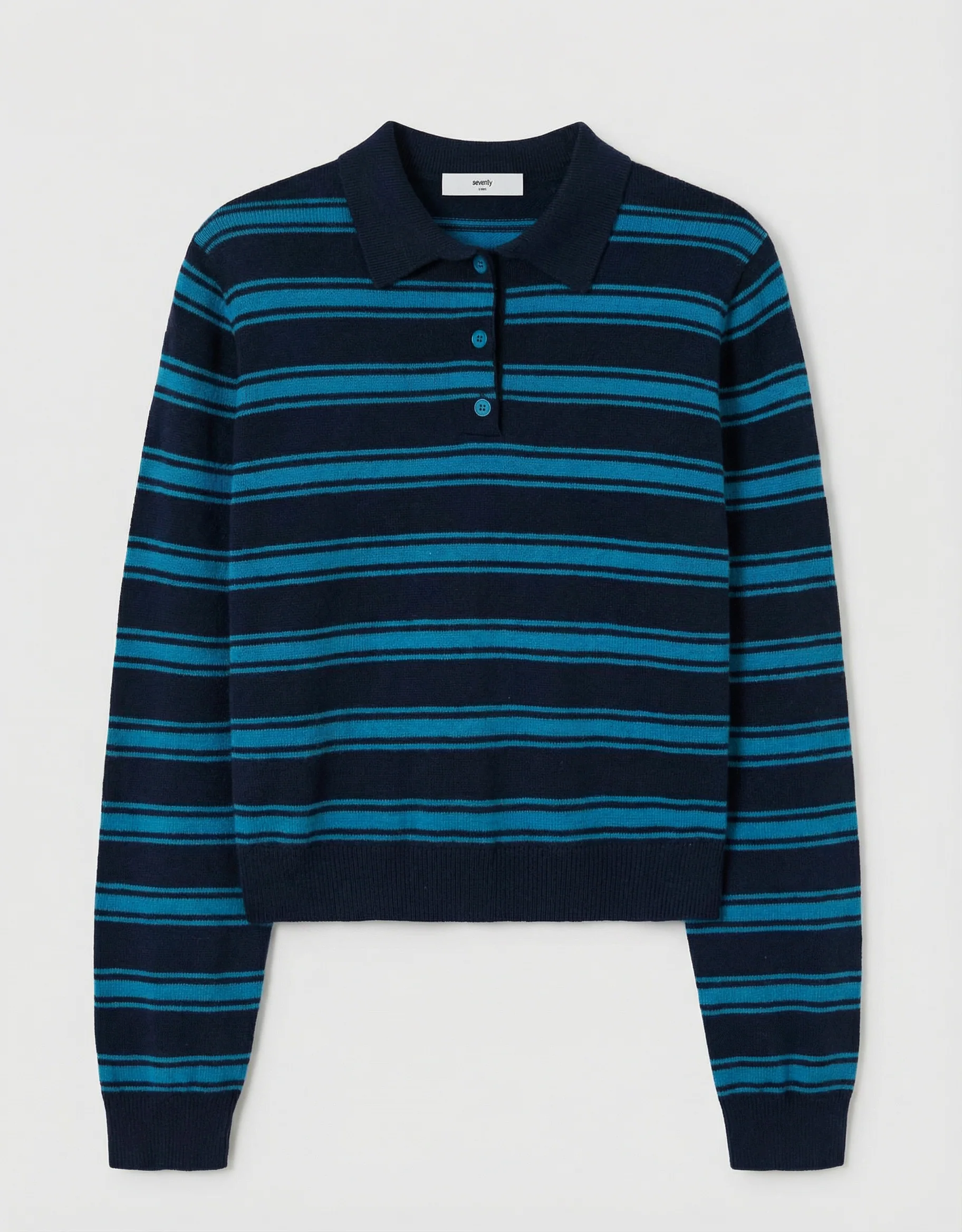 Striped Polo Sweater - Image 6