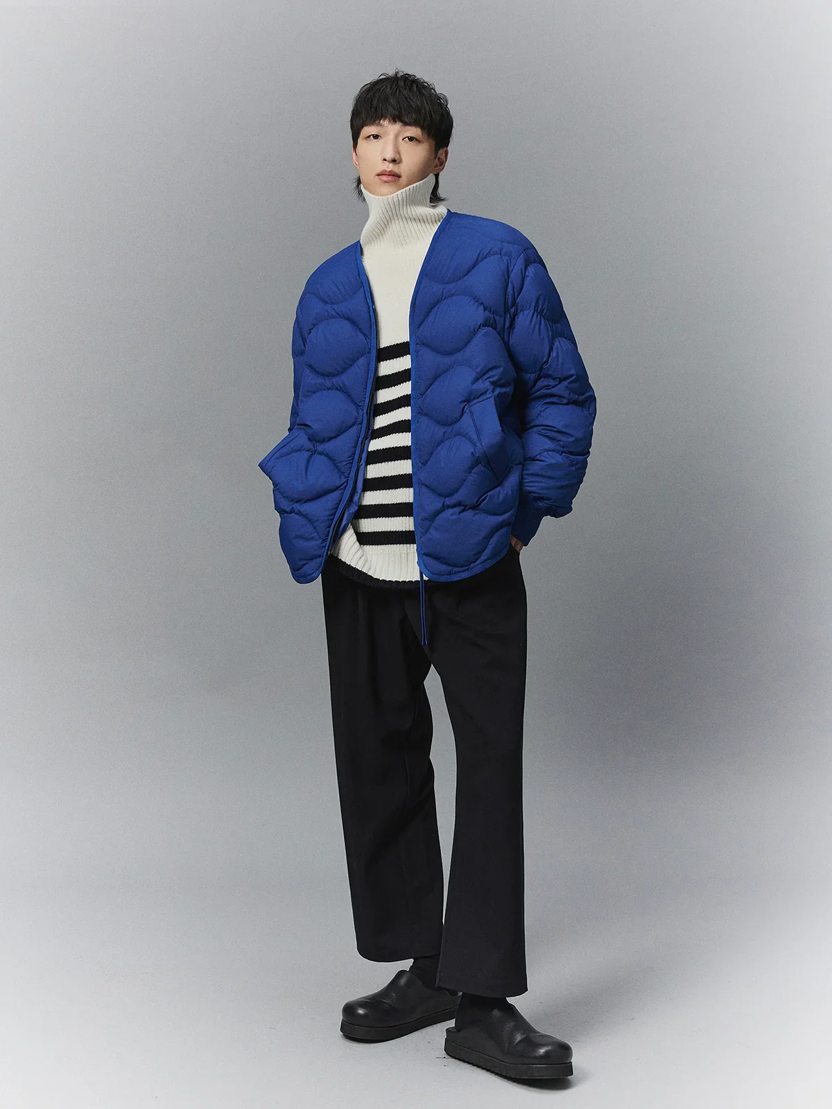 Striped Turtleneck Sweater - Image 3
