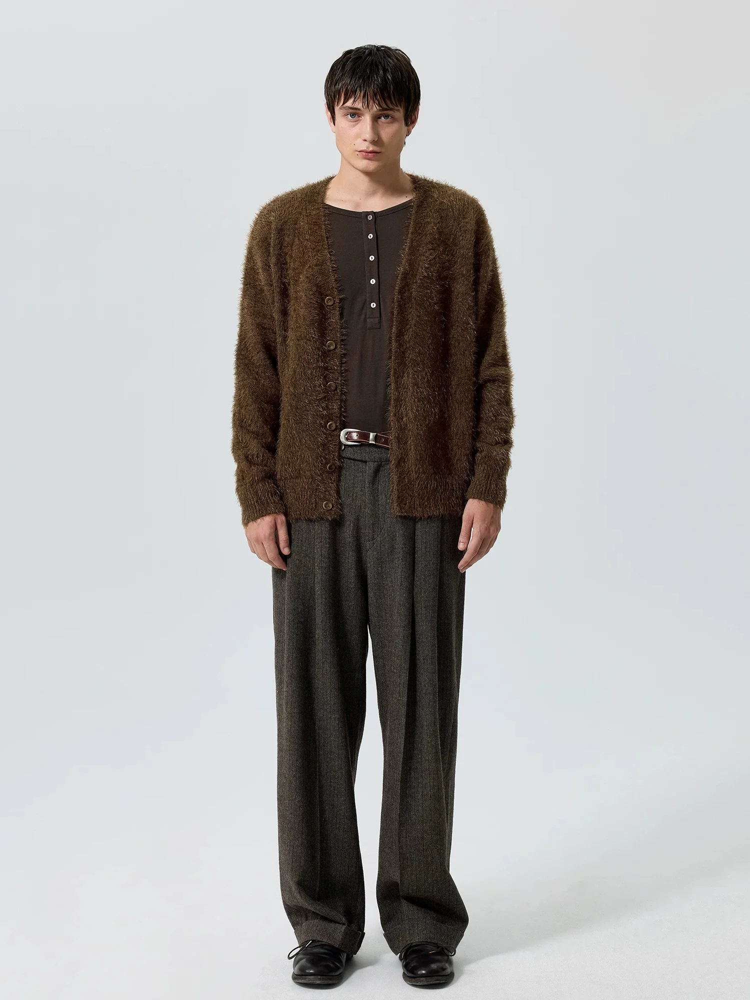 Striped Wool Tapered Trousers - Image 4