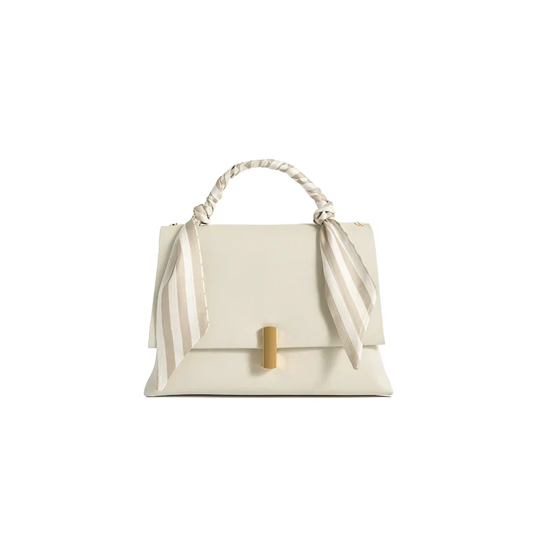 Structured Cowhide Shoulder Bag - Image 3