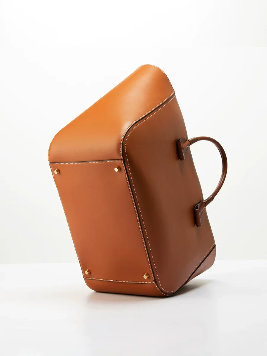 Structured Leather Tote