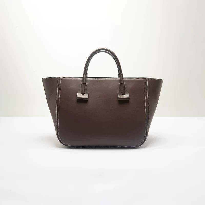 Structured Leather Tote - Image 8