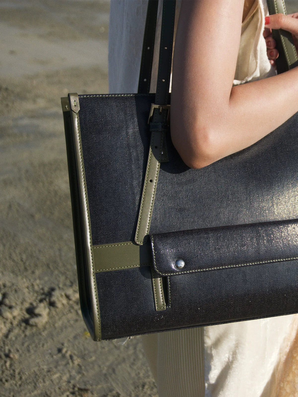 Structured Rectangular Tote - Image 2