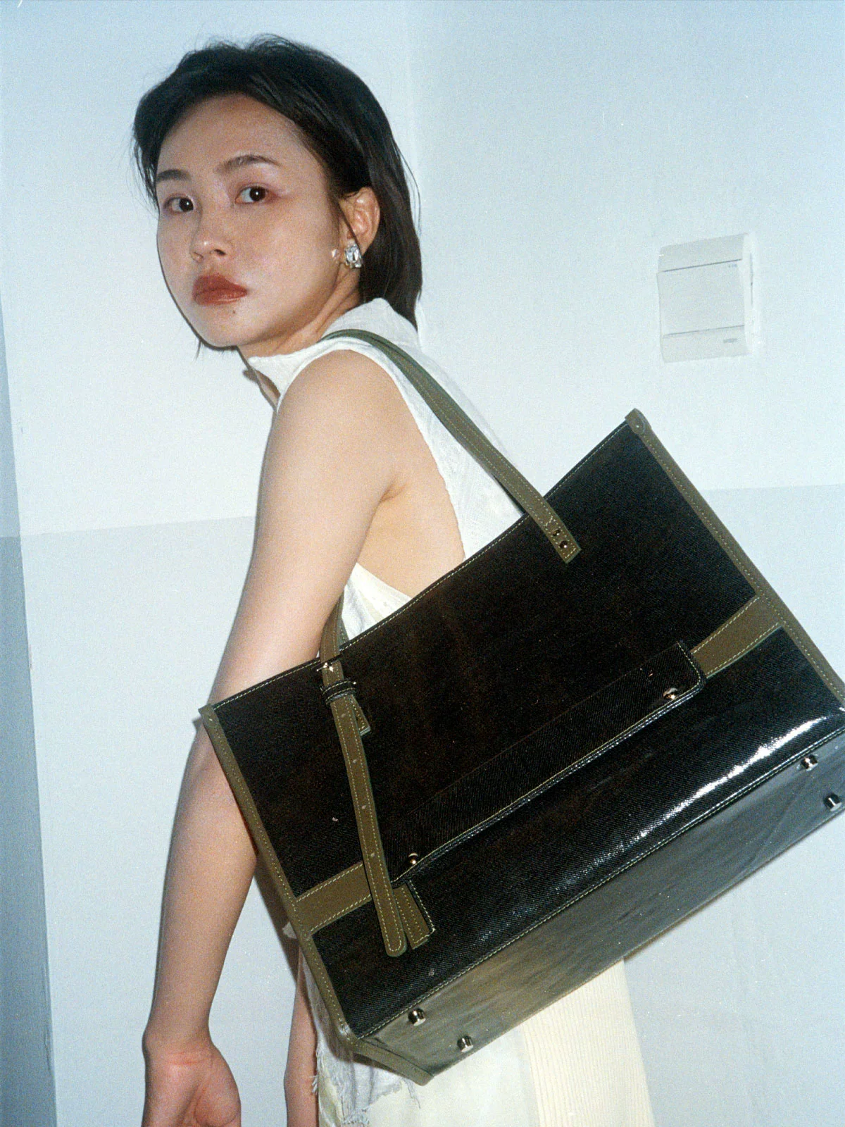 Structured Rectangular Tote - Image 3