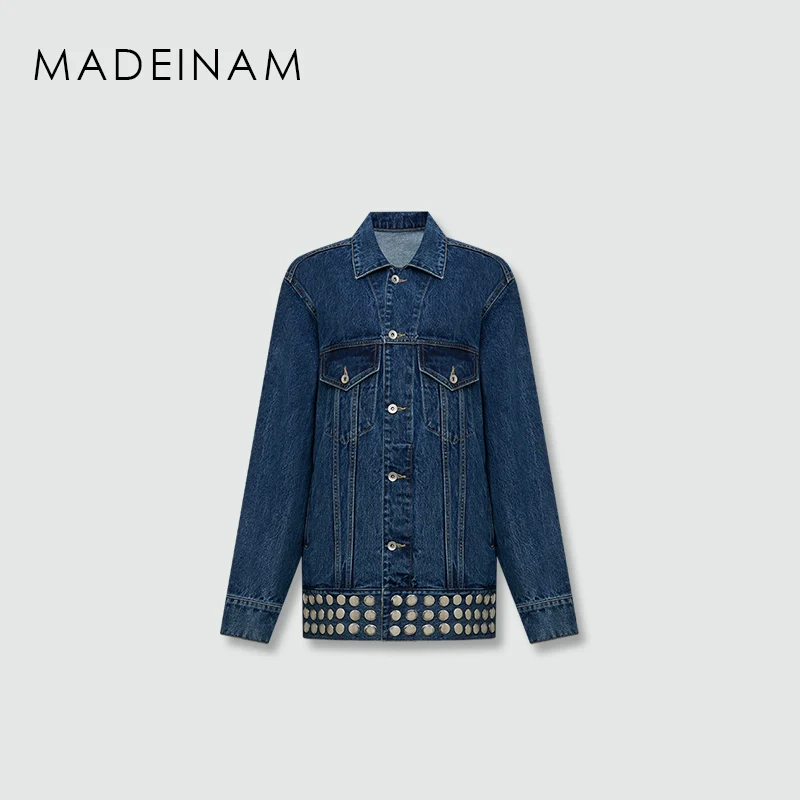Studded Denim Jacket & Cargo Mini Skirt - Image 5