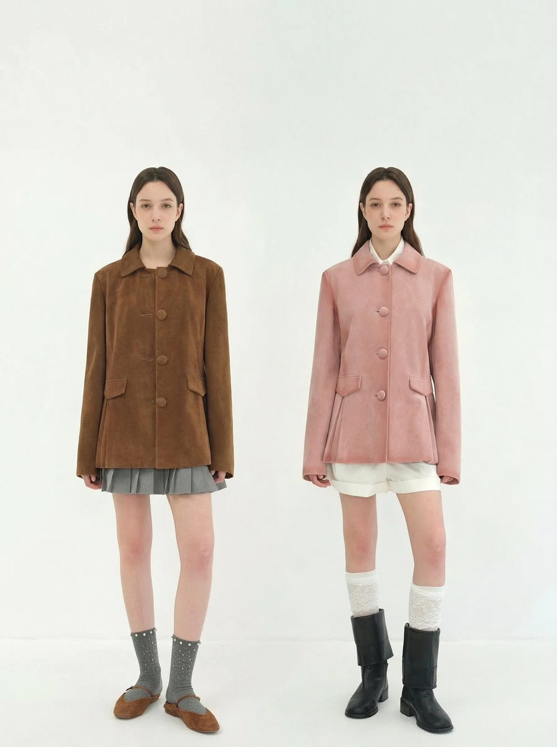 Suede A-Line Jacket - Image 3