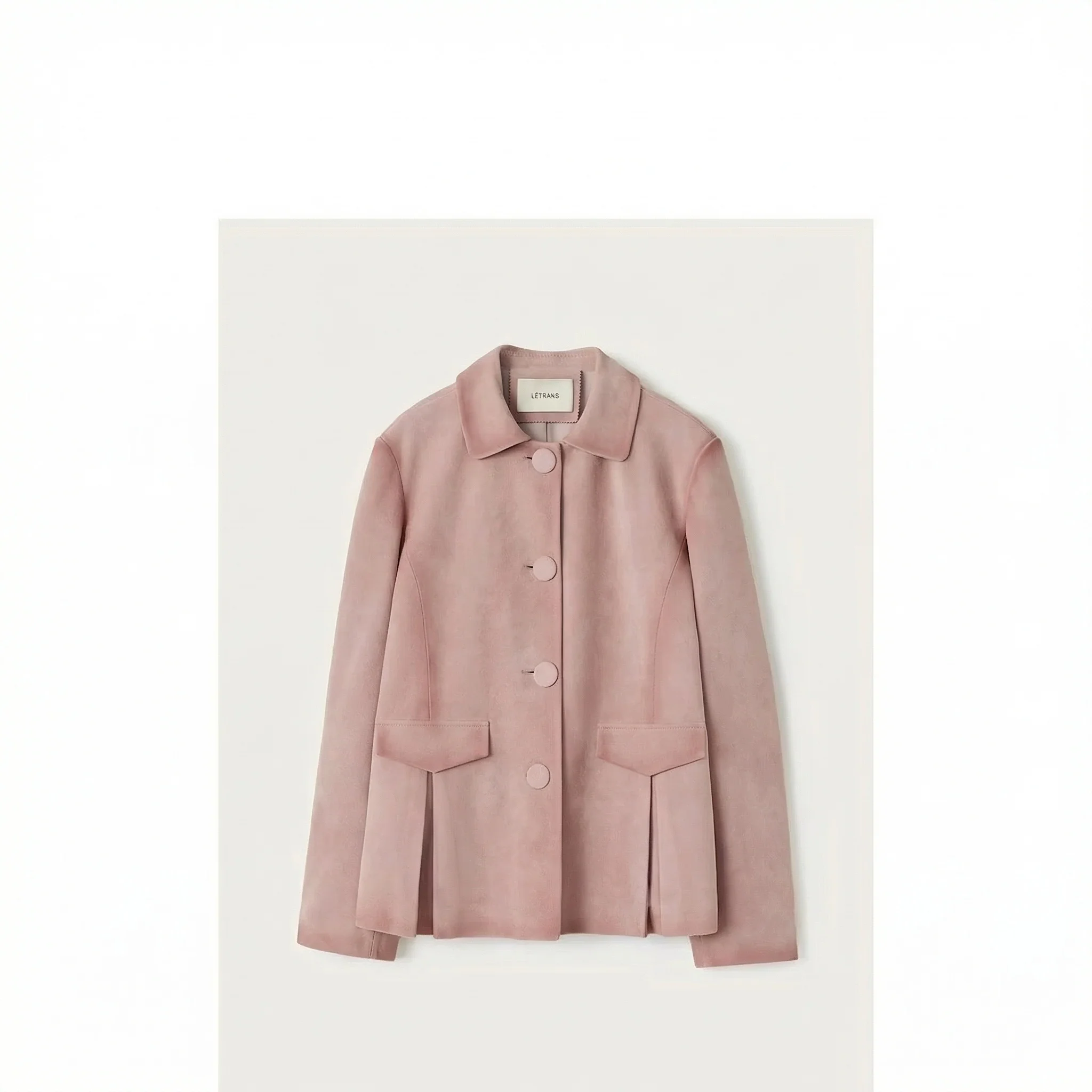 Suede A-Line Jacket - Image 6