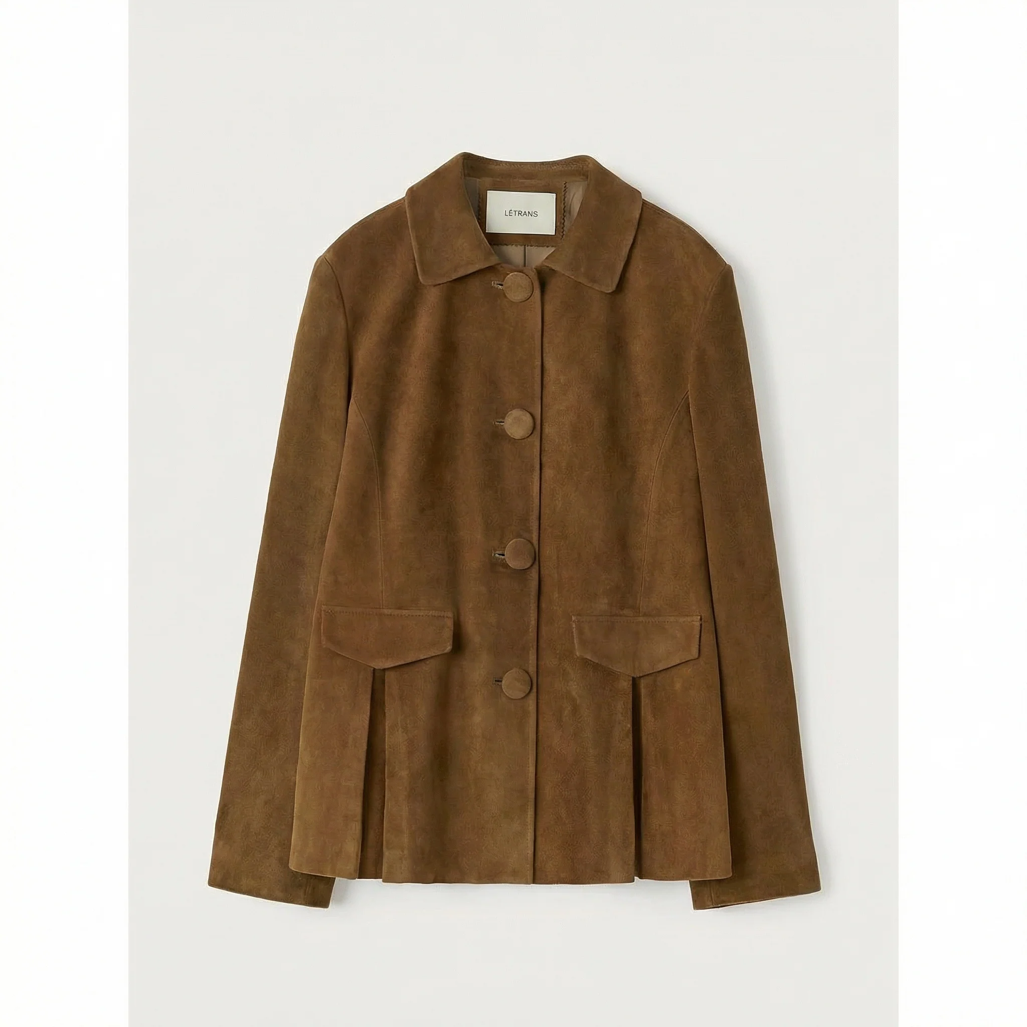 Suede A-Line Jacket - Image 7
