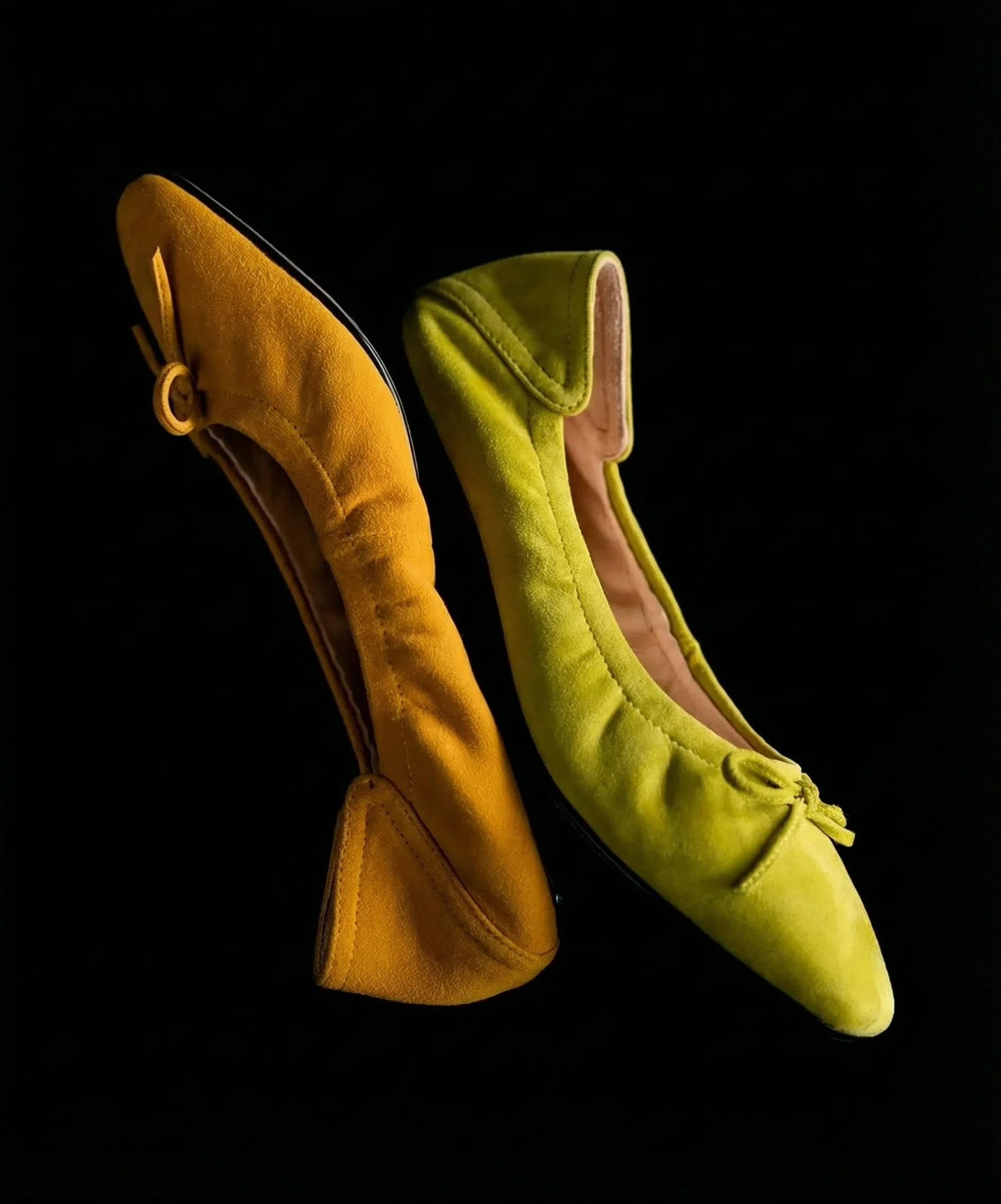 Suede Ballet Flats - Image 4