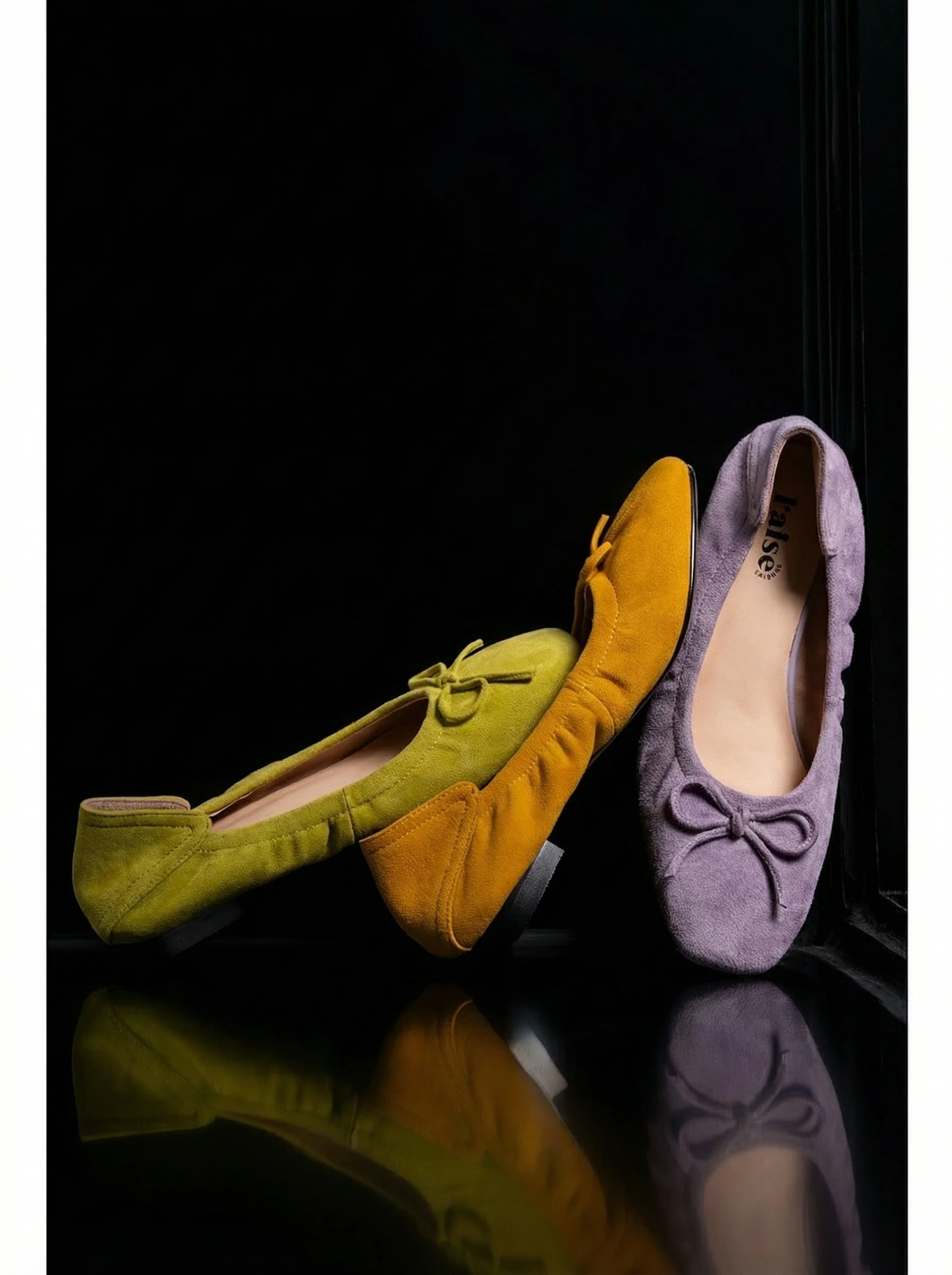 Suede Ballet Flats - Image 7