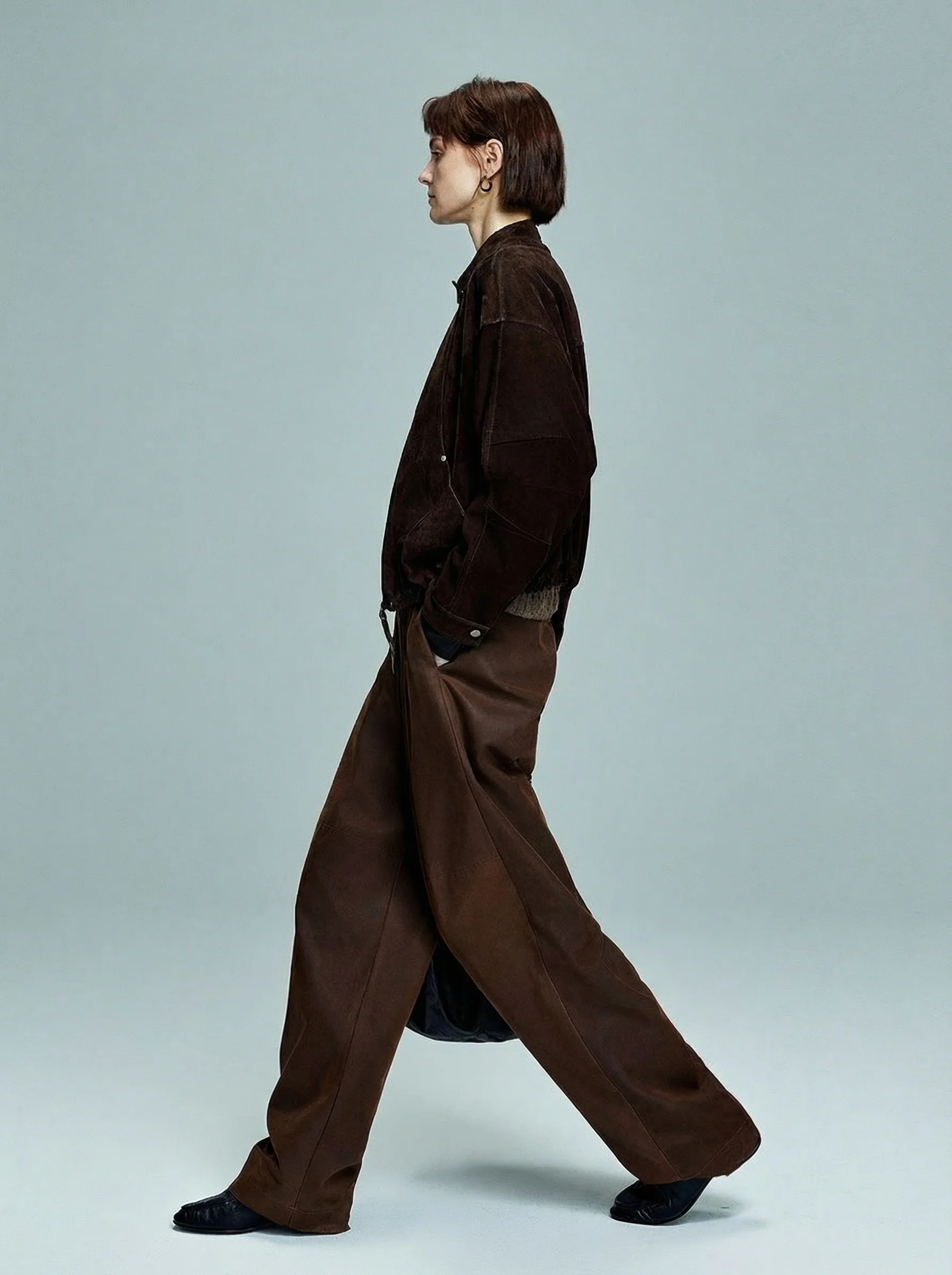 Suede Bomber Jacket - Image 2