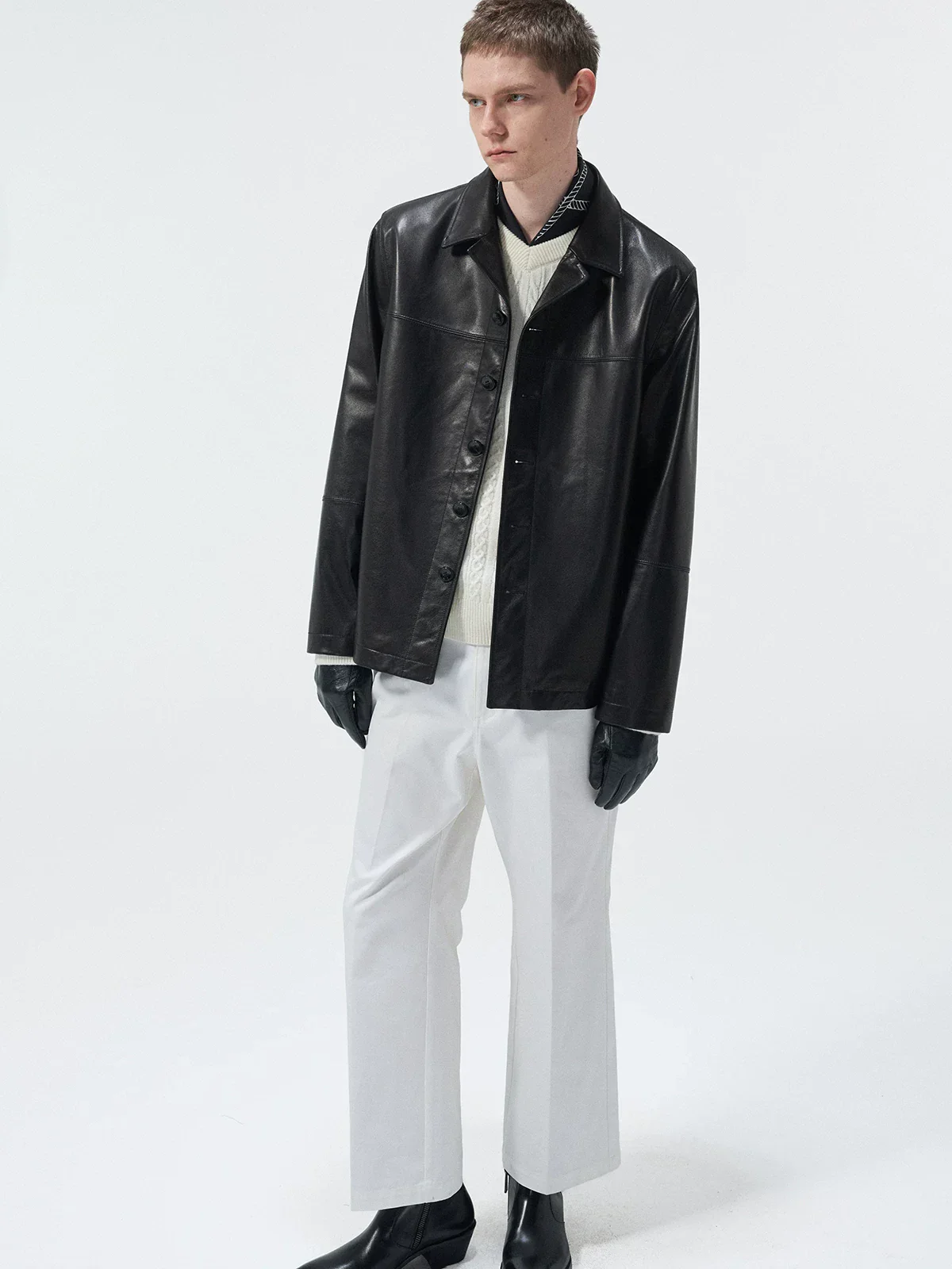 Suede Button Jacket - Image 2