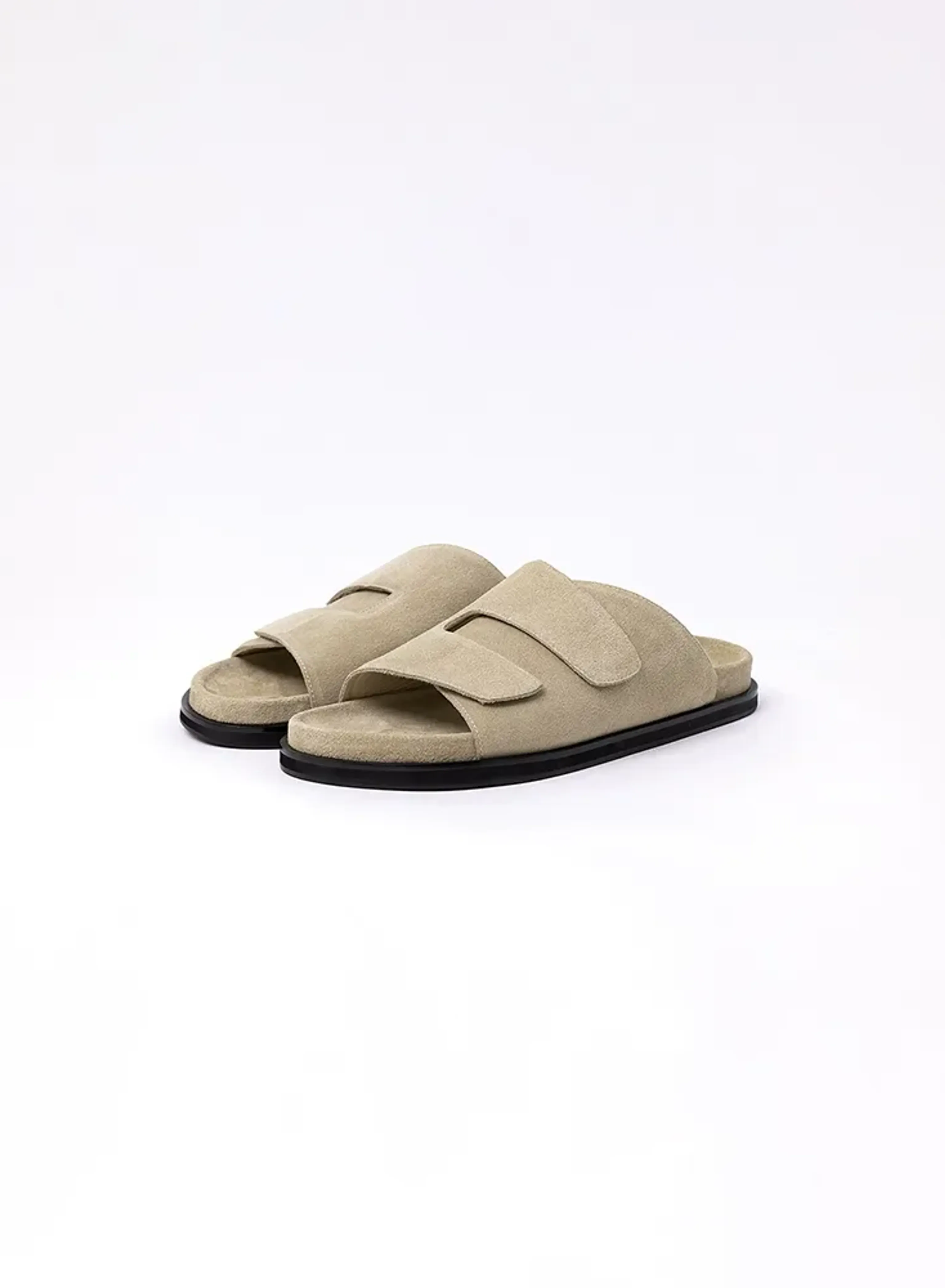 Suede Cork Slide Sandal - Image 8