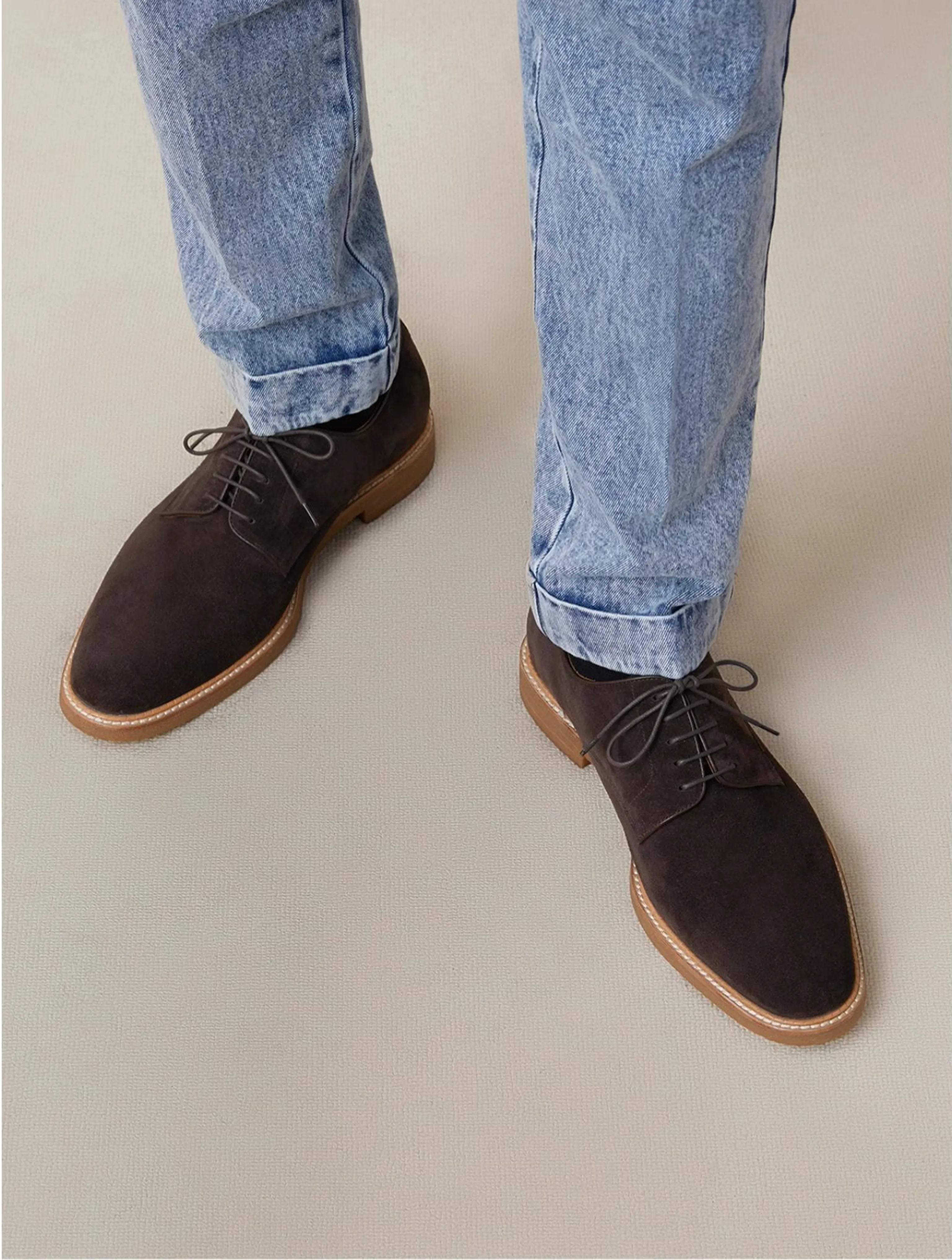 Suede Derby Shoes - Image 6