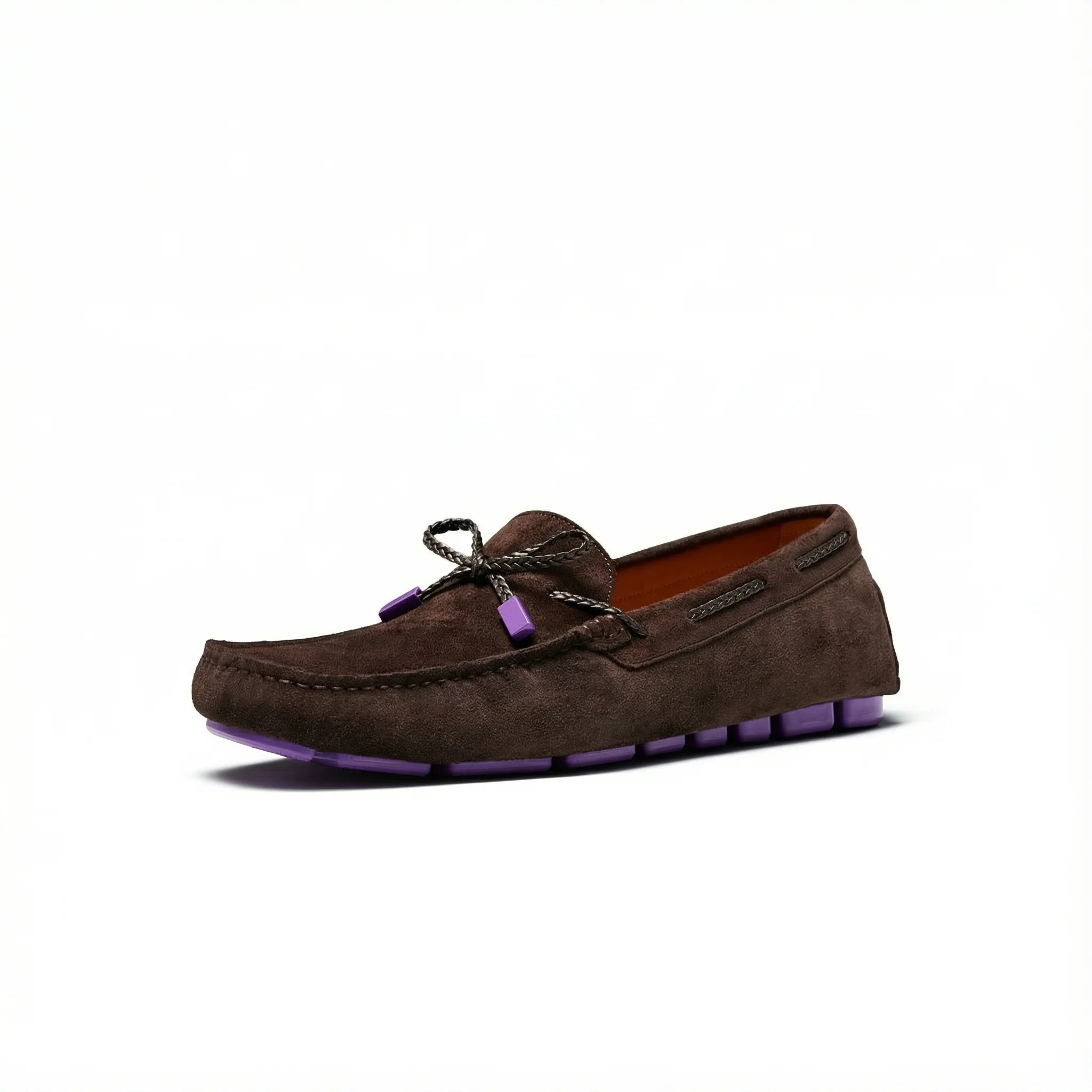 Suede Driving Loafers - Image 2