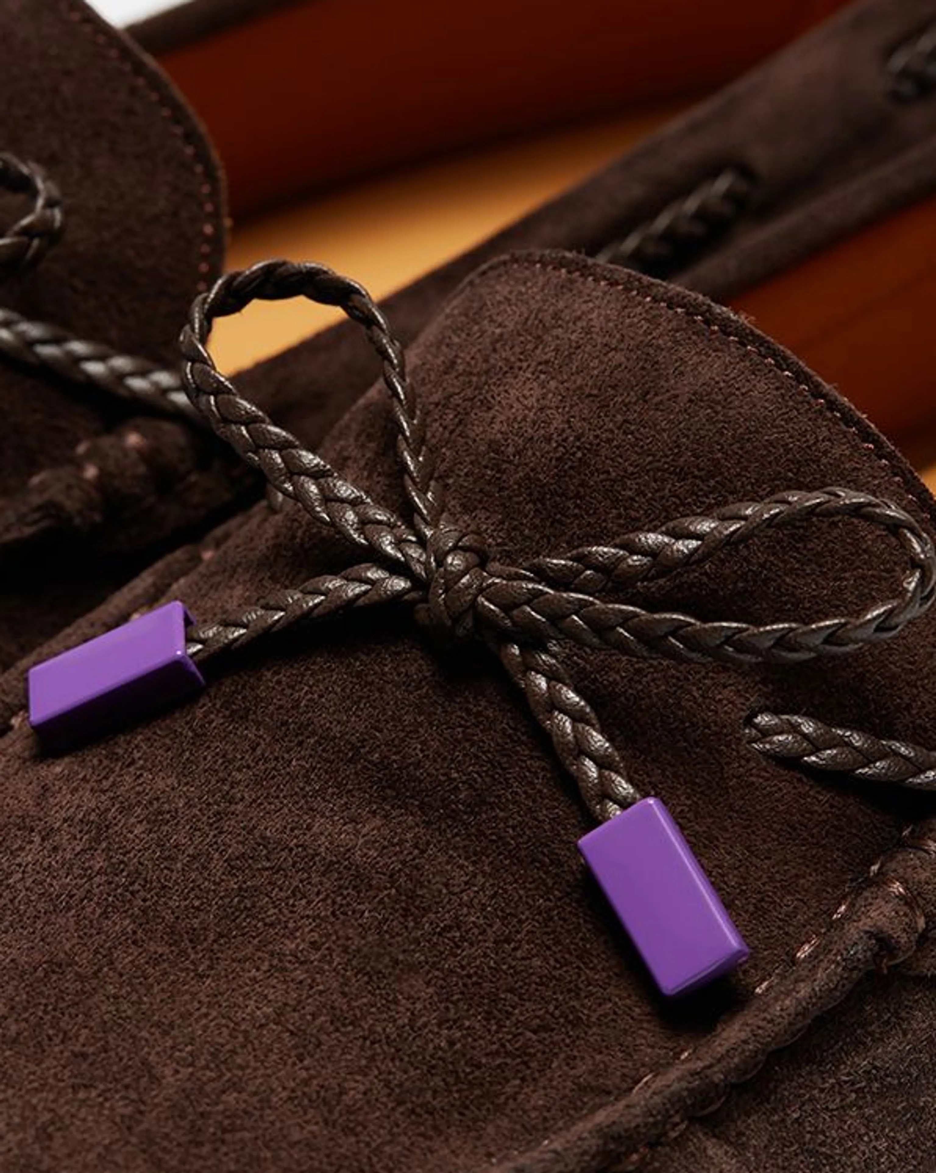 Suede Driving Loafers - Image 3