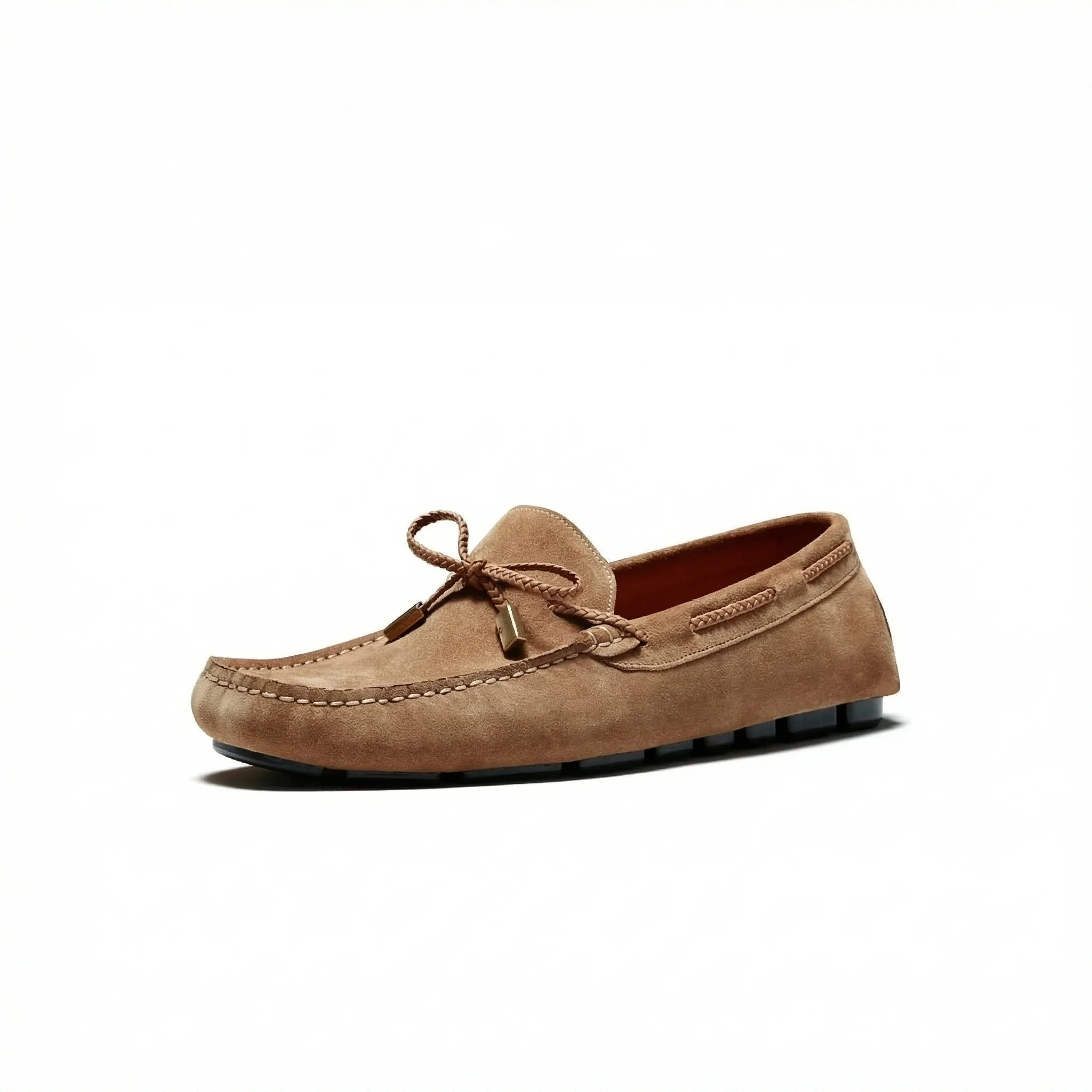 Suede Driving Loafers - Image 3