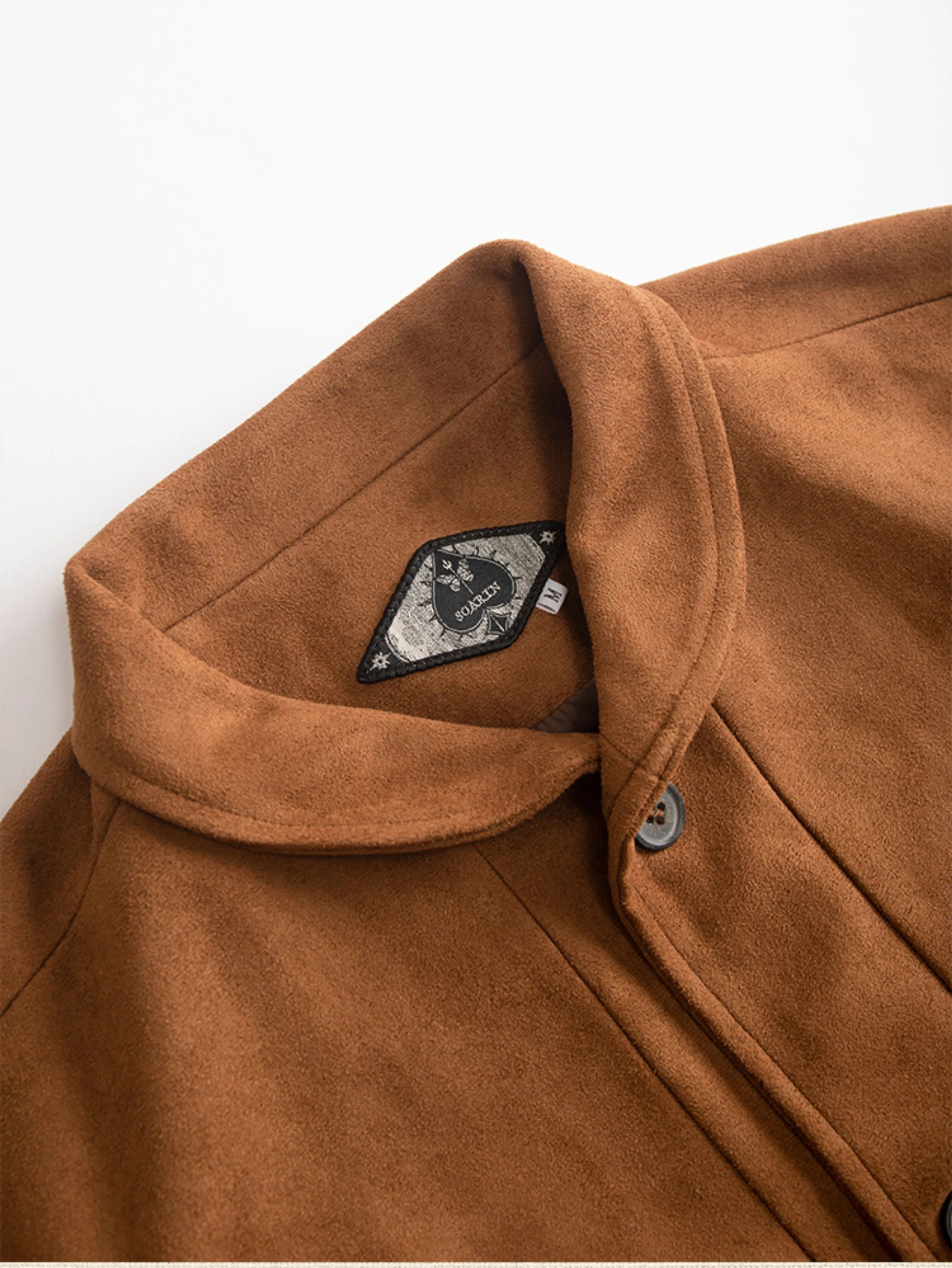 Suede-Effect Utility Bomber Jacket - Image 7