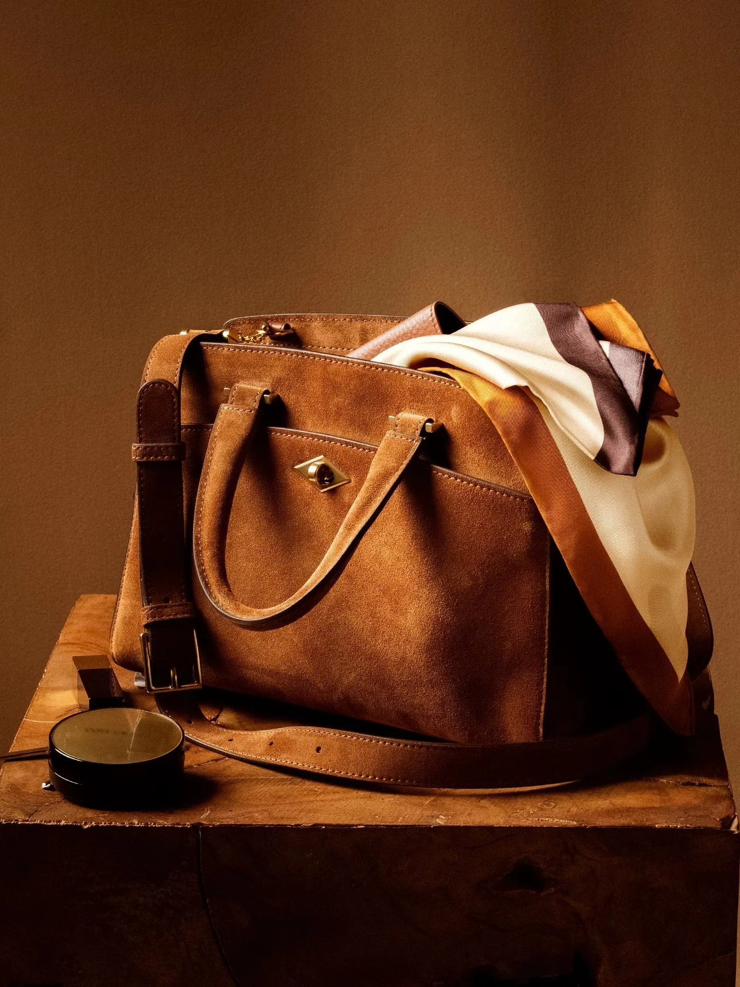 Suede Eye Satchel - Image 5