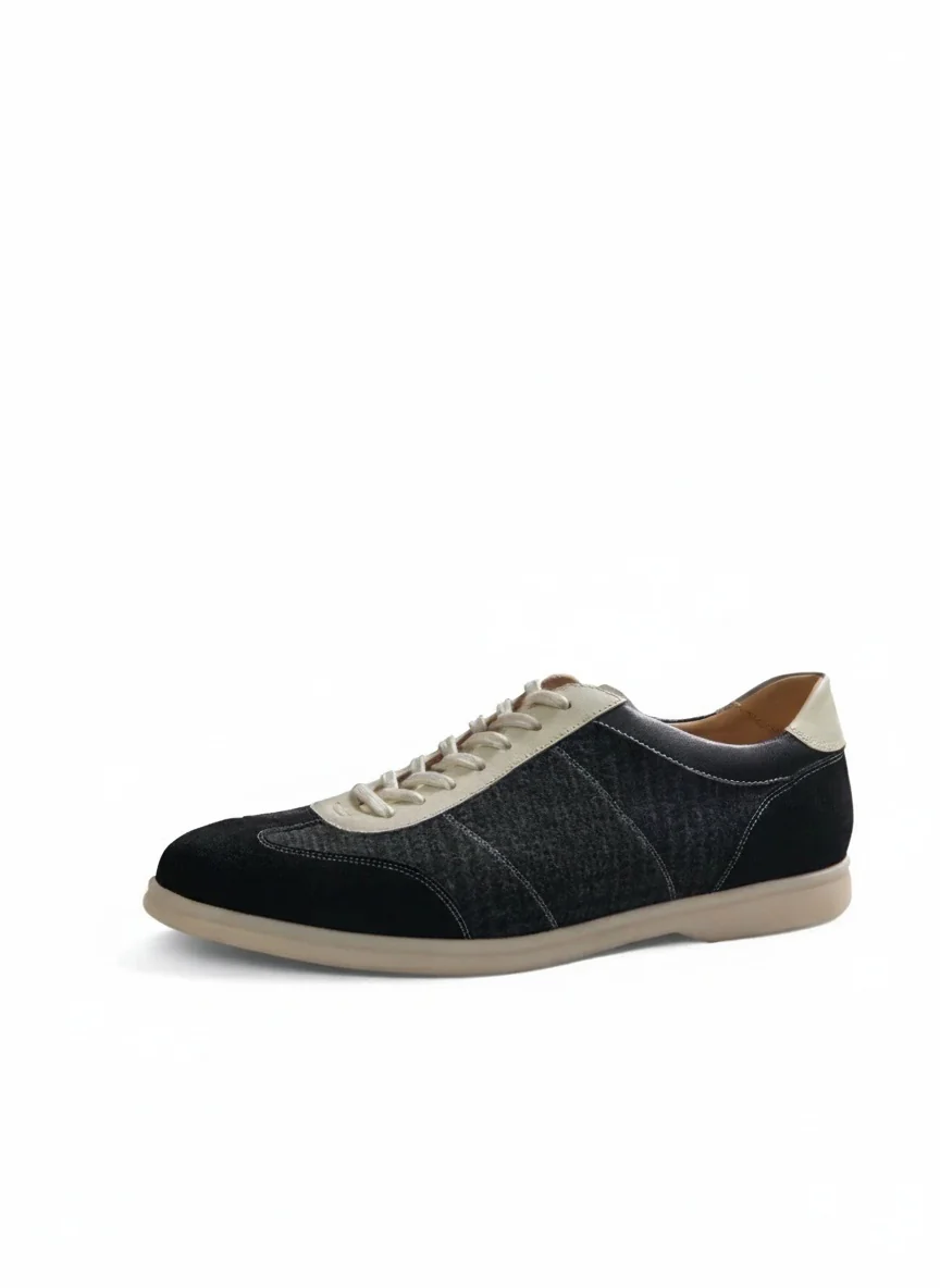 Suede Flannel Cupsole Sneaker - Image 3