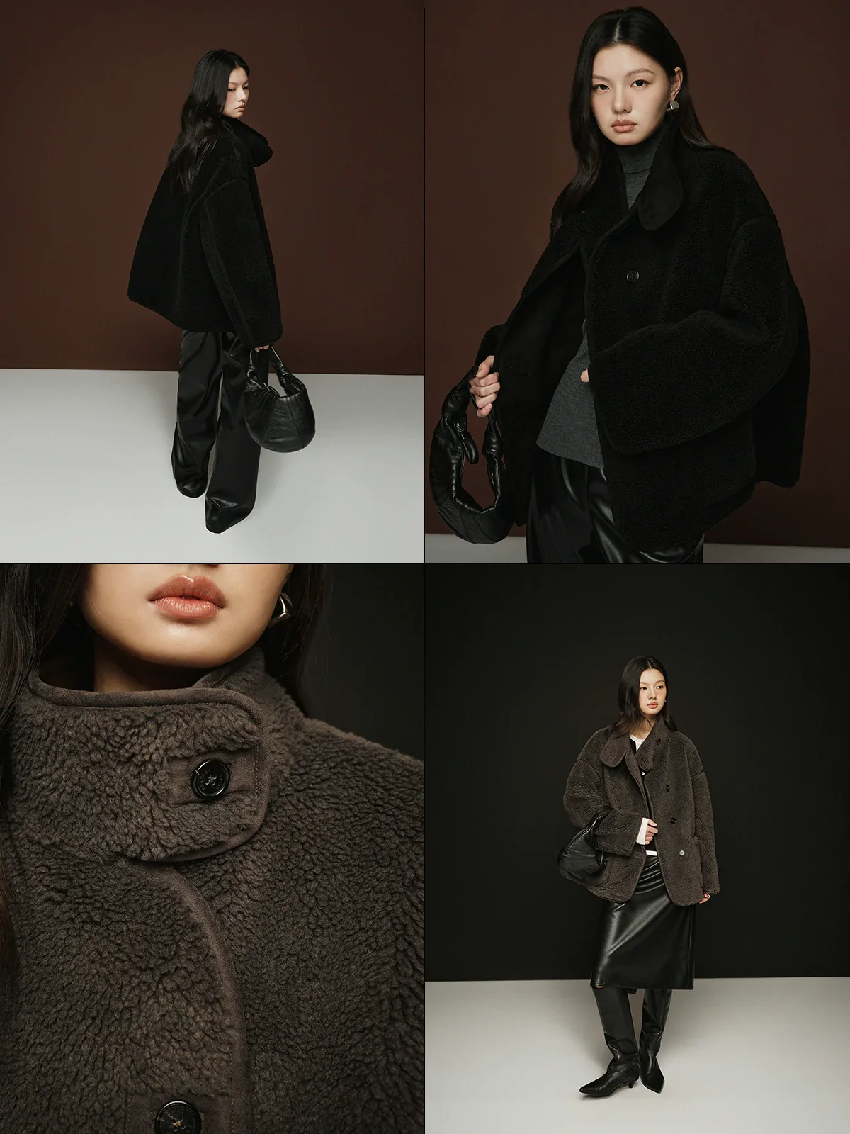 Suede-Lined Sherpa Jacket - Image 3