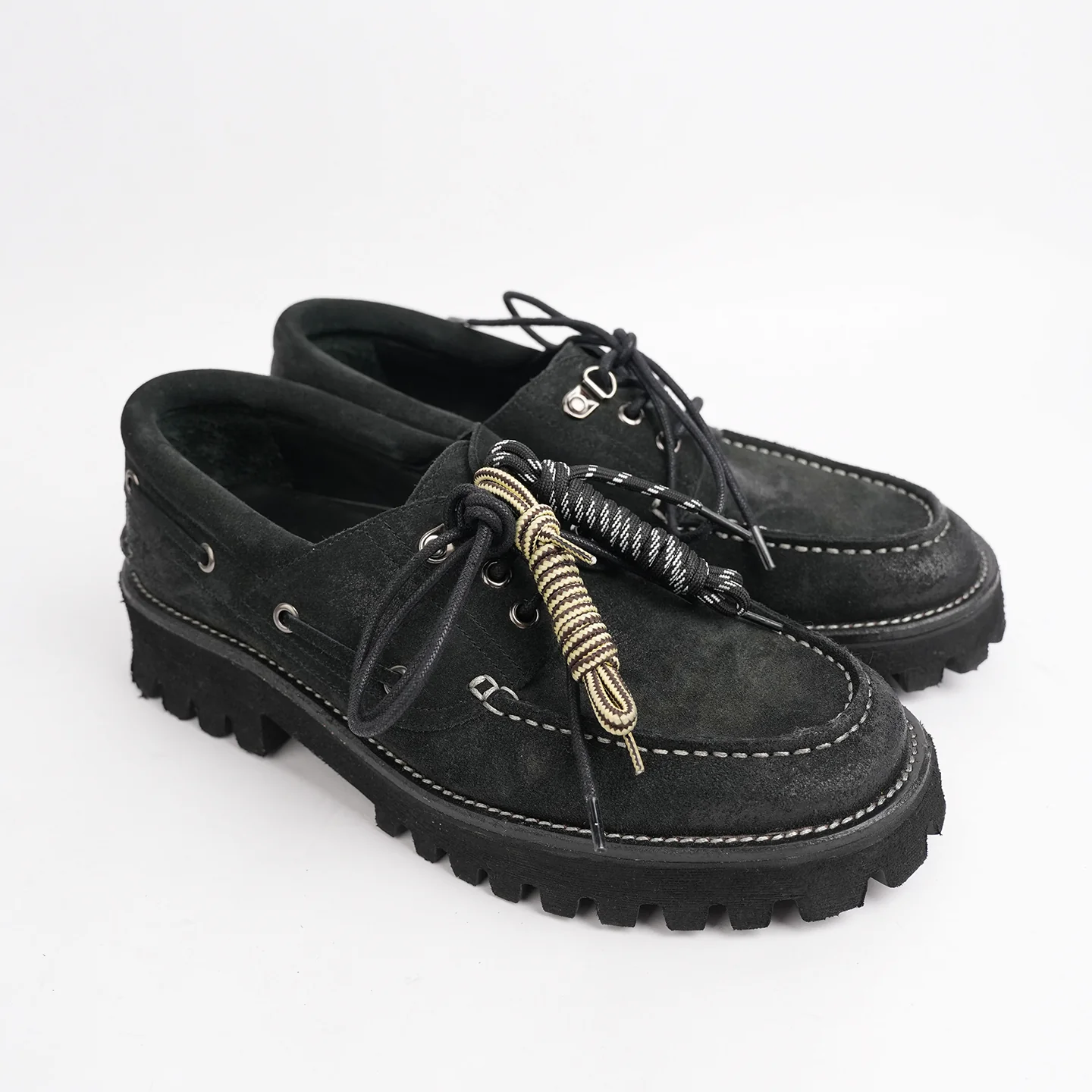 Suede Lug Boat Shoe