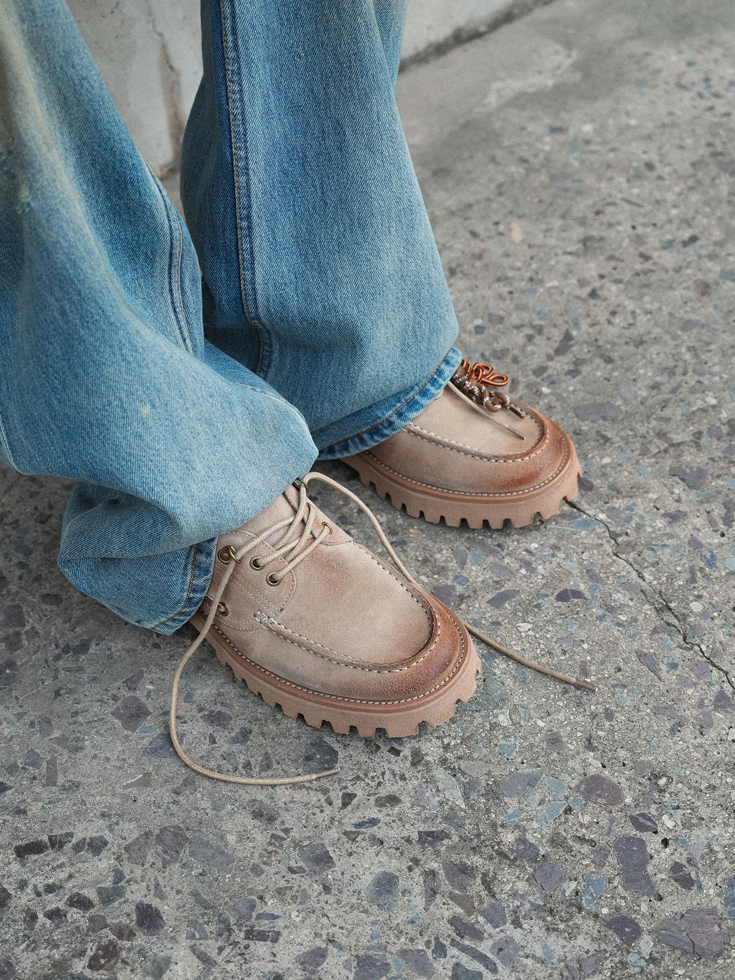 Suede Lug Boat Shoe - Image 2