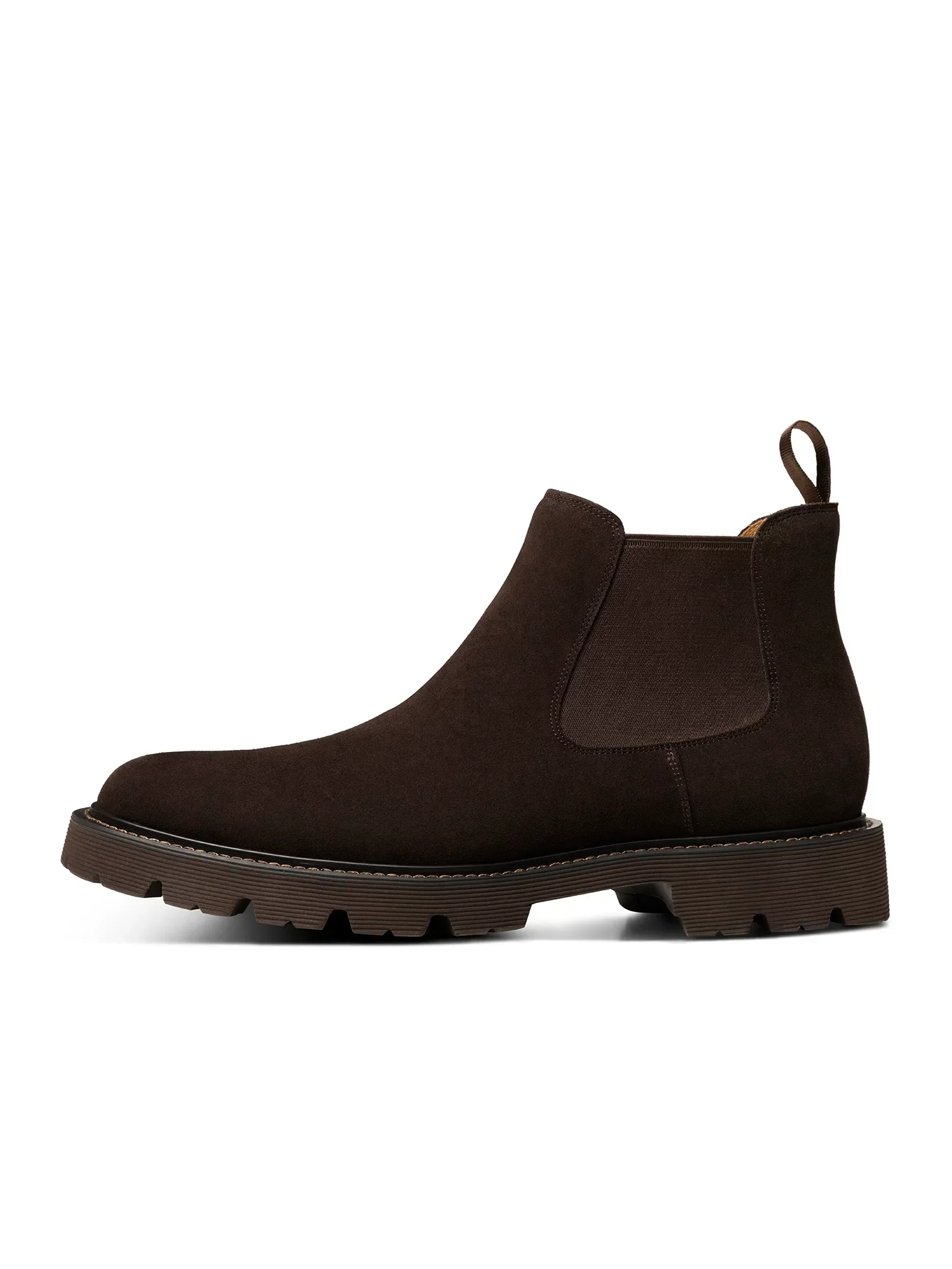 Suede Lug Chelsea Boots - Image 2