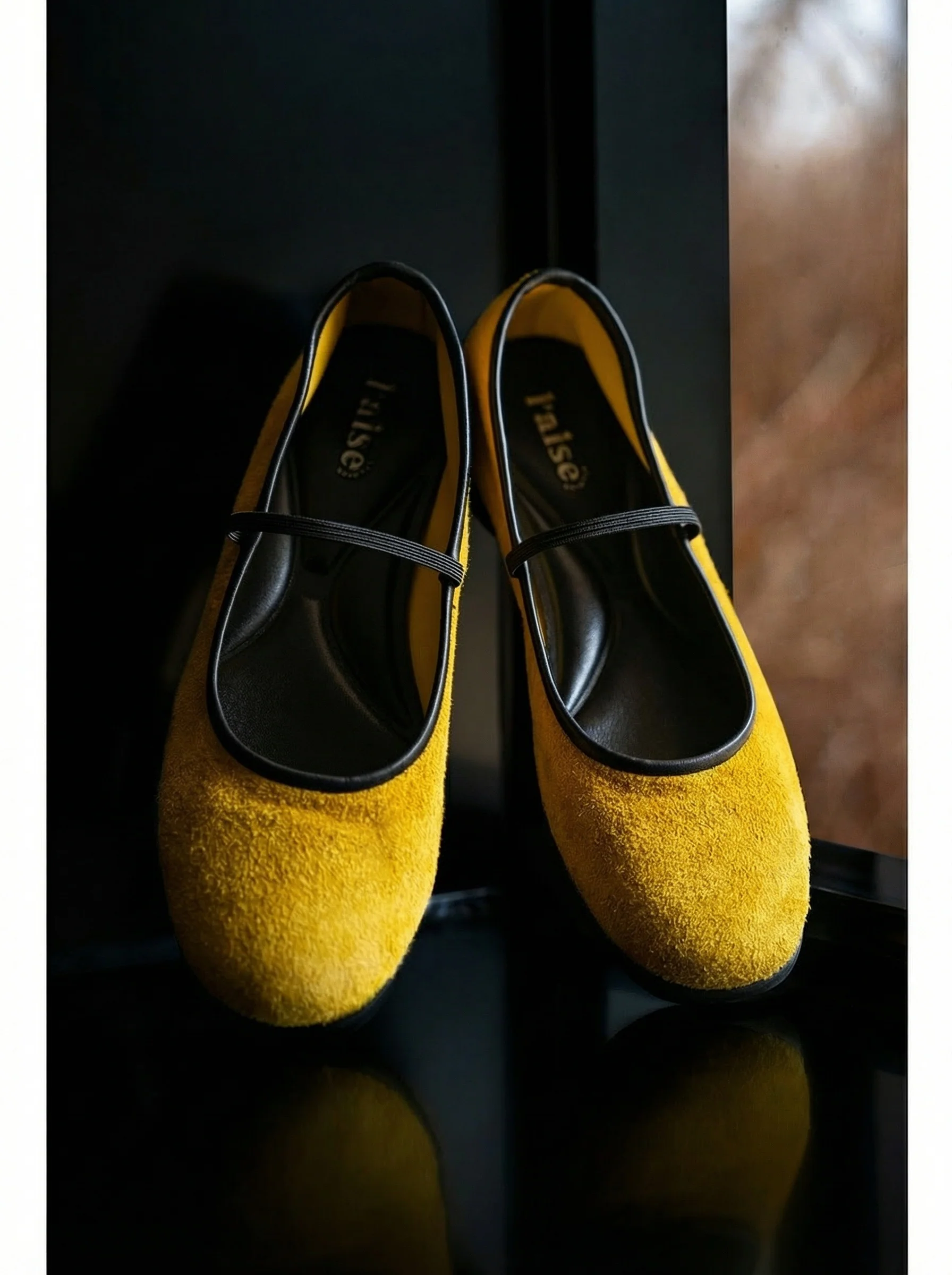 Suede Mary Jane Ballet Flats - Image 7