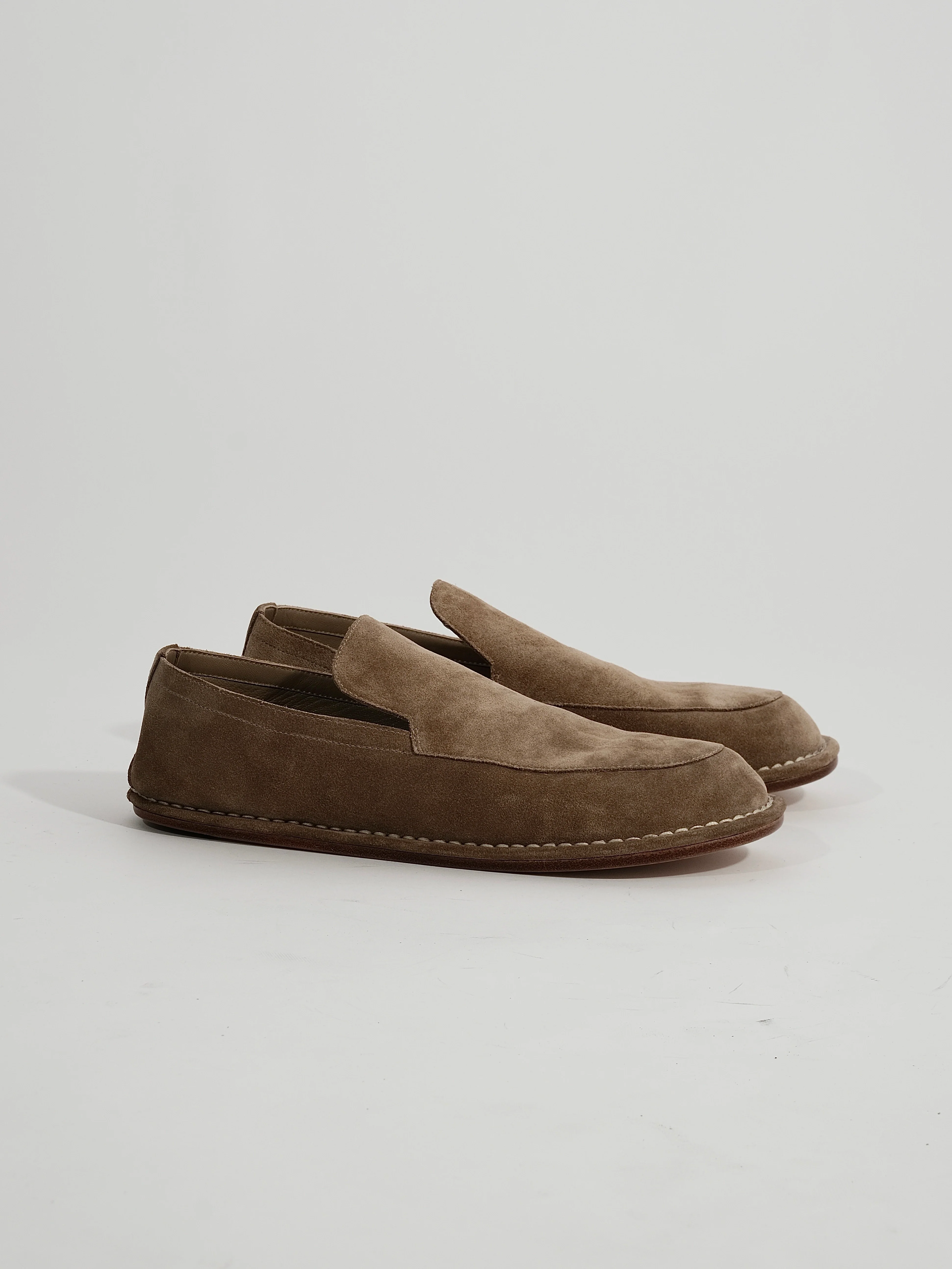 Suede Moc-Toe Slip-On Loafers - Image 5