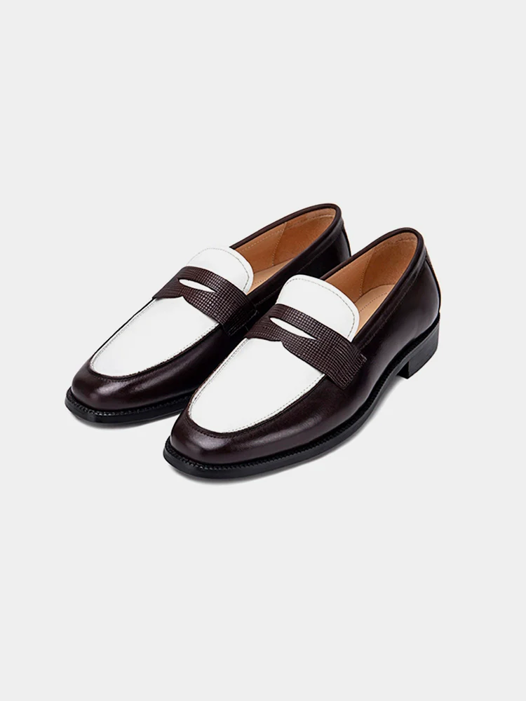Suede-Panel Penny Loafers - Image 17