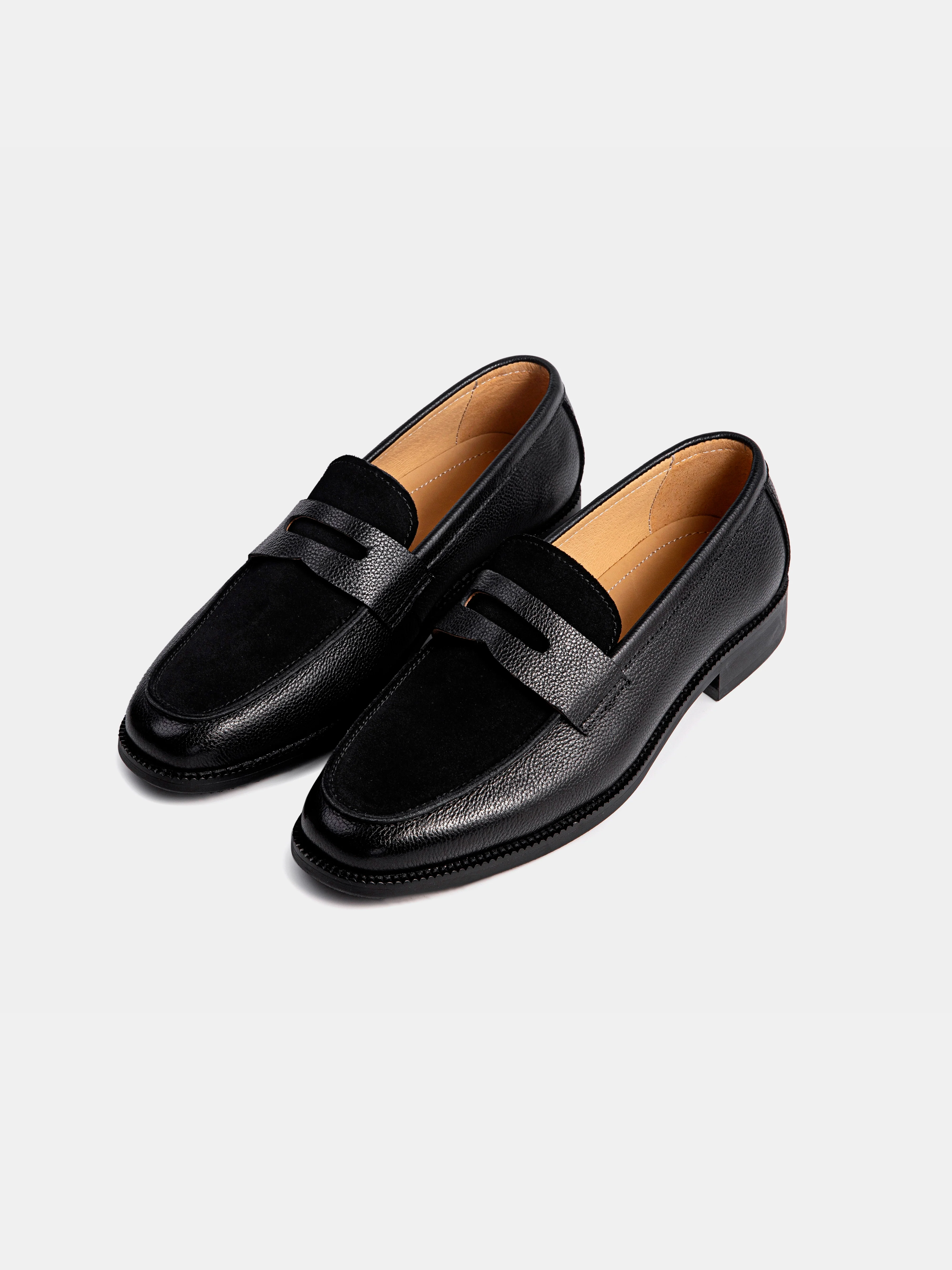 Suede-Panel Penny Loafers - Image 7