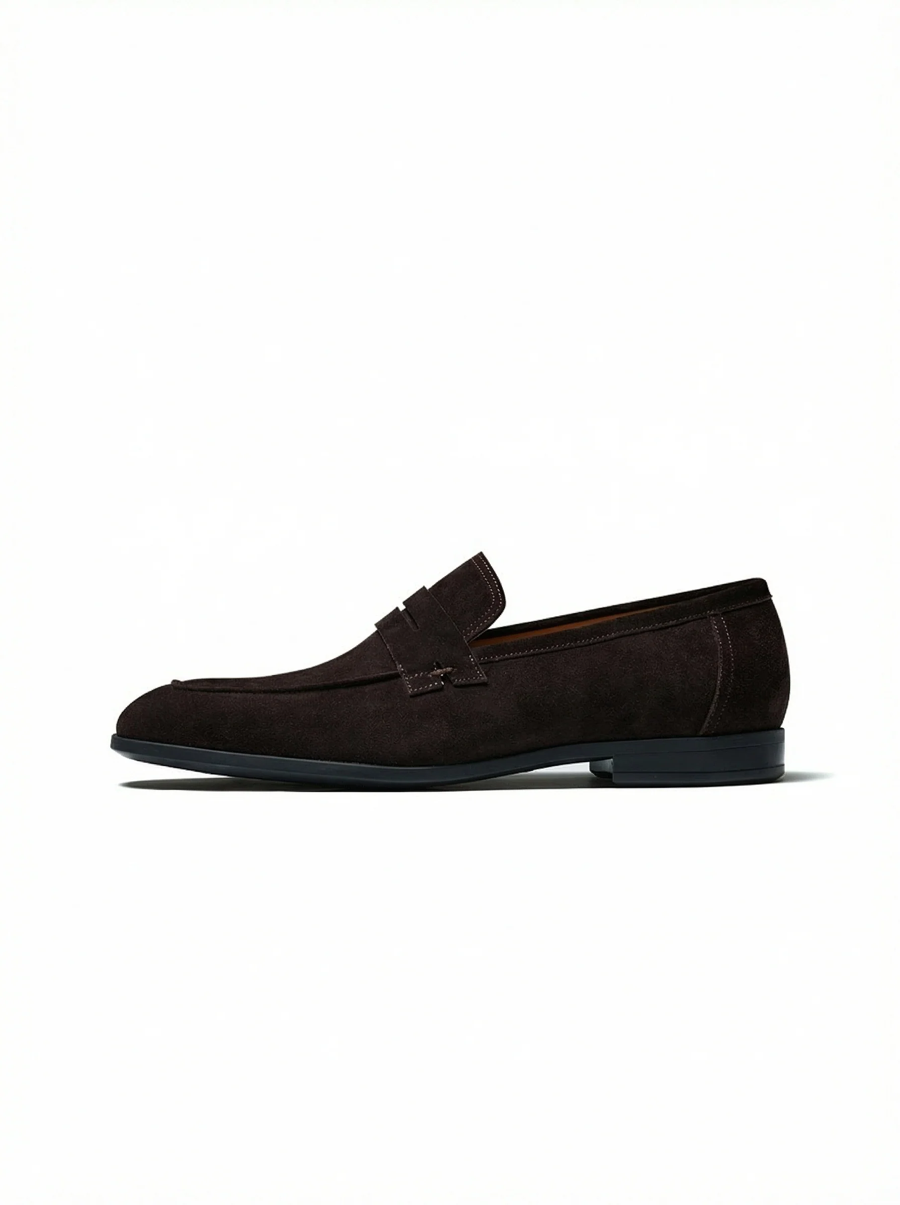 Suede Penny Loafers