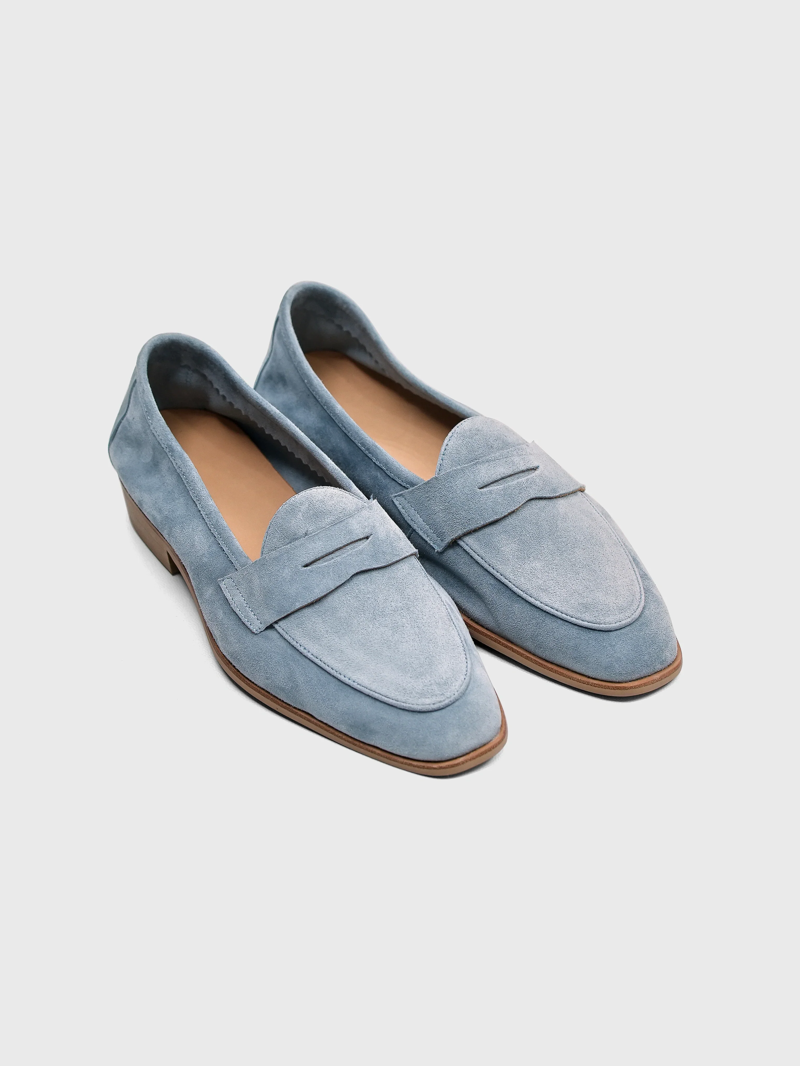 Suede Penny Loafers - Image 4