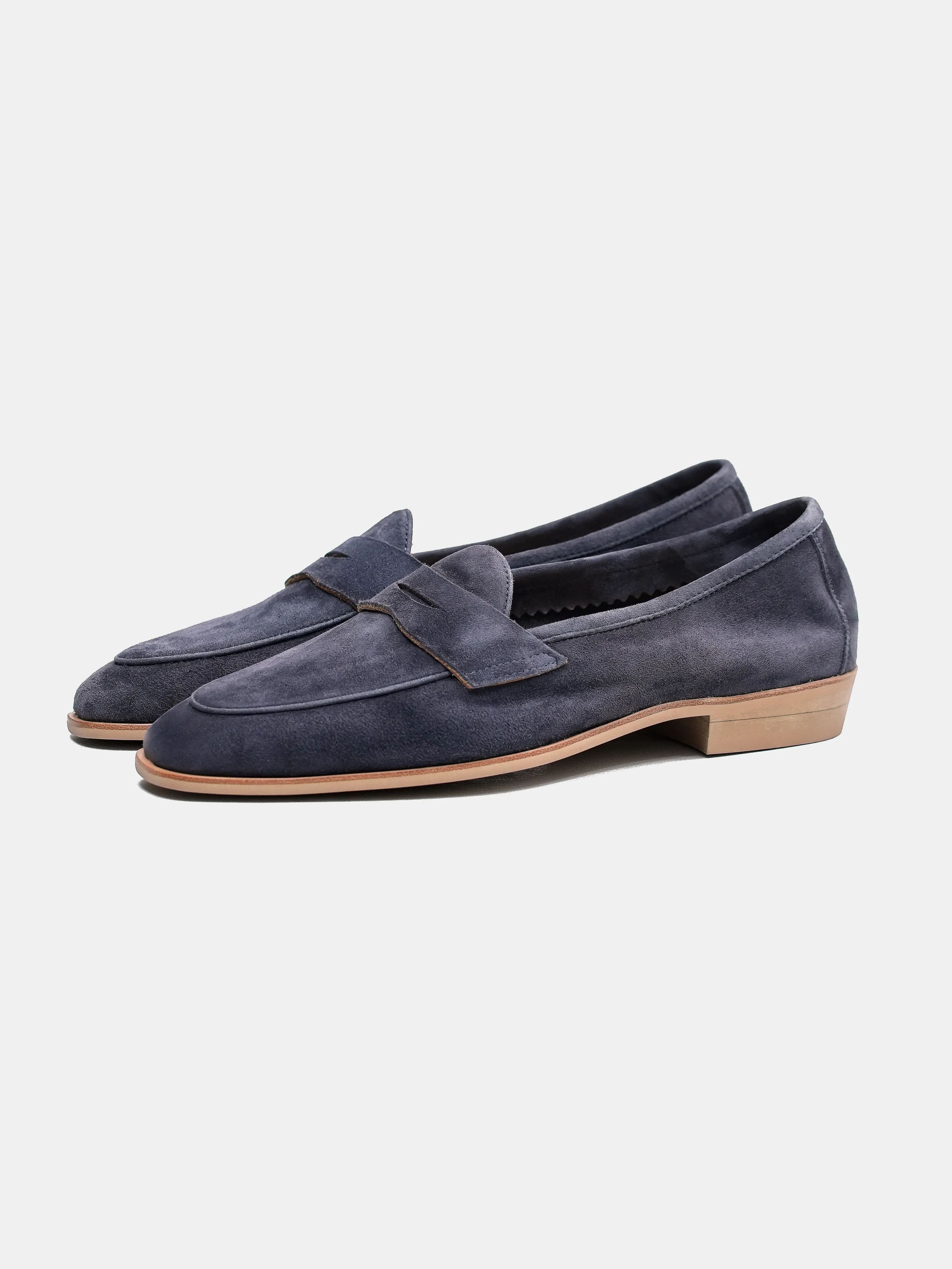 Suede Penny Loafers - Image 9
