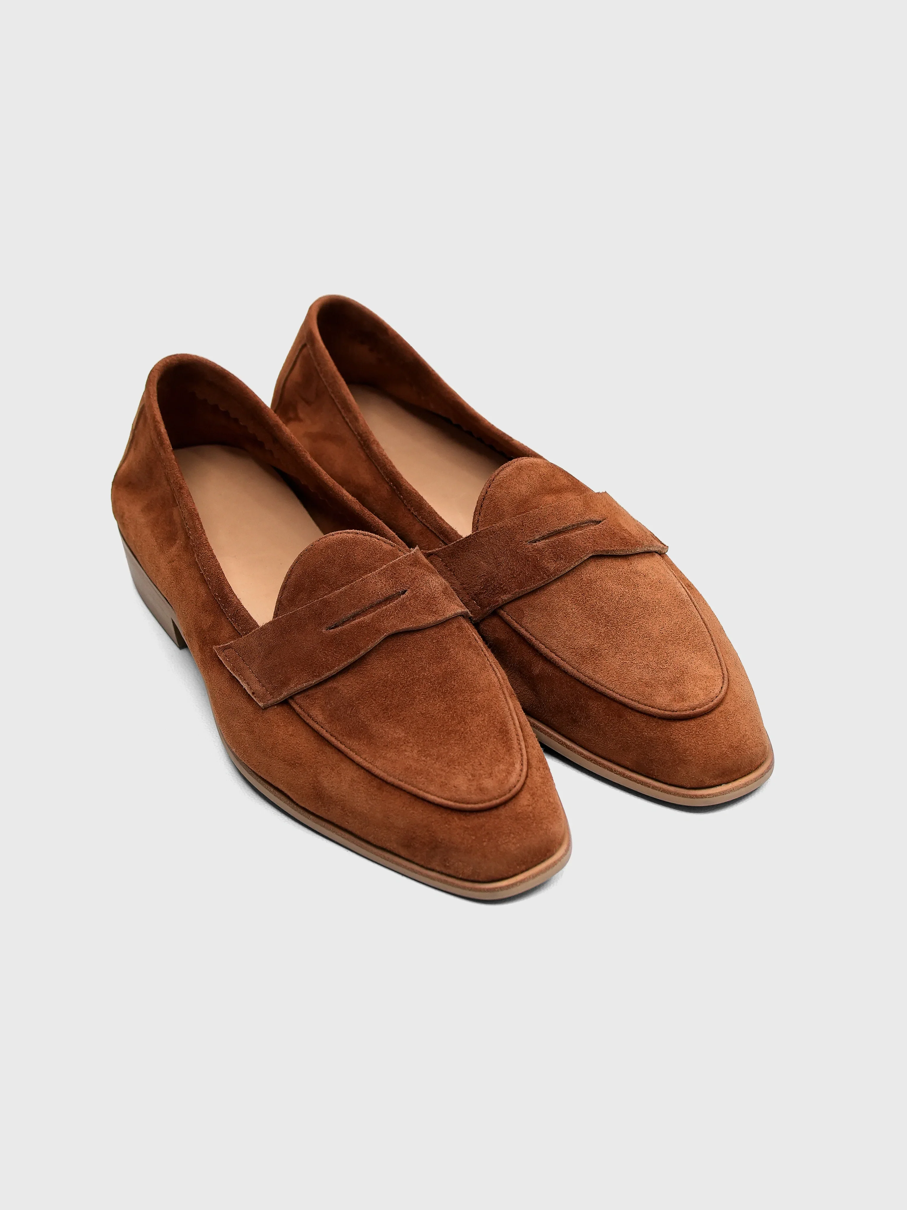 Suede Penny Loafers - Image 5