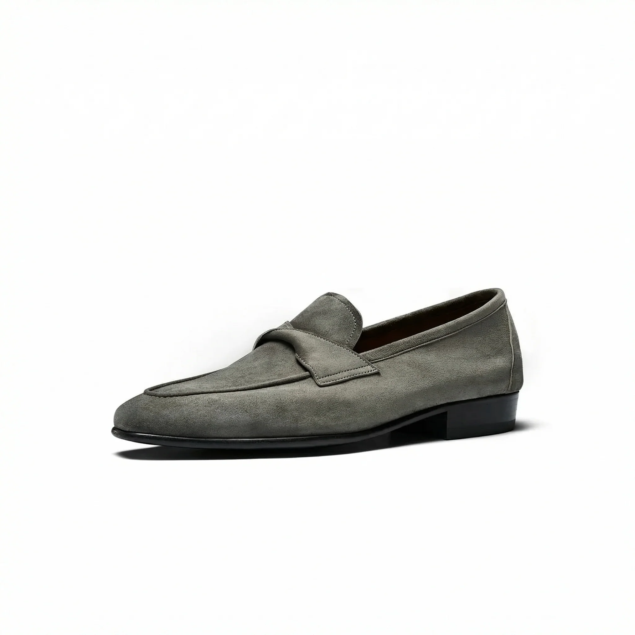 Suede Penny Loafers - Image 9