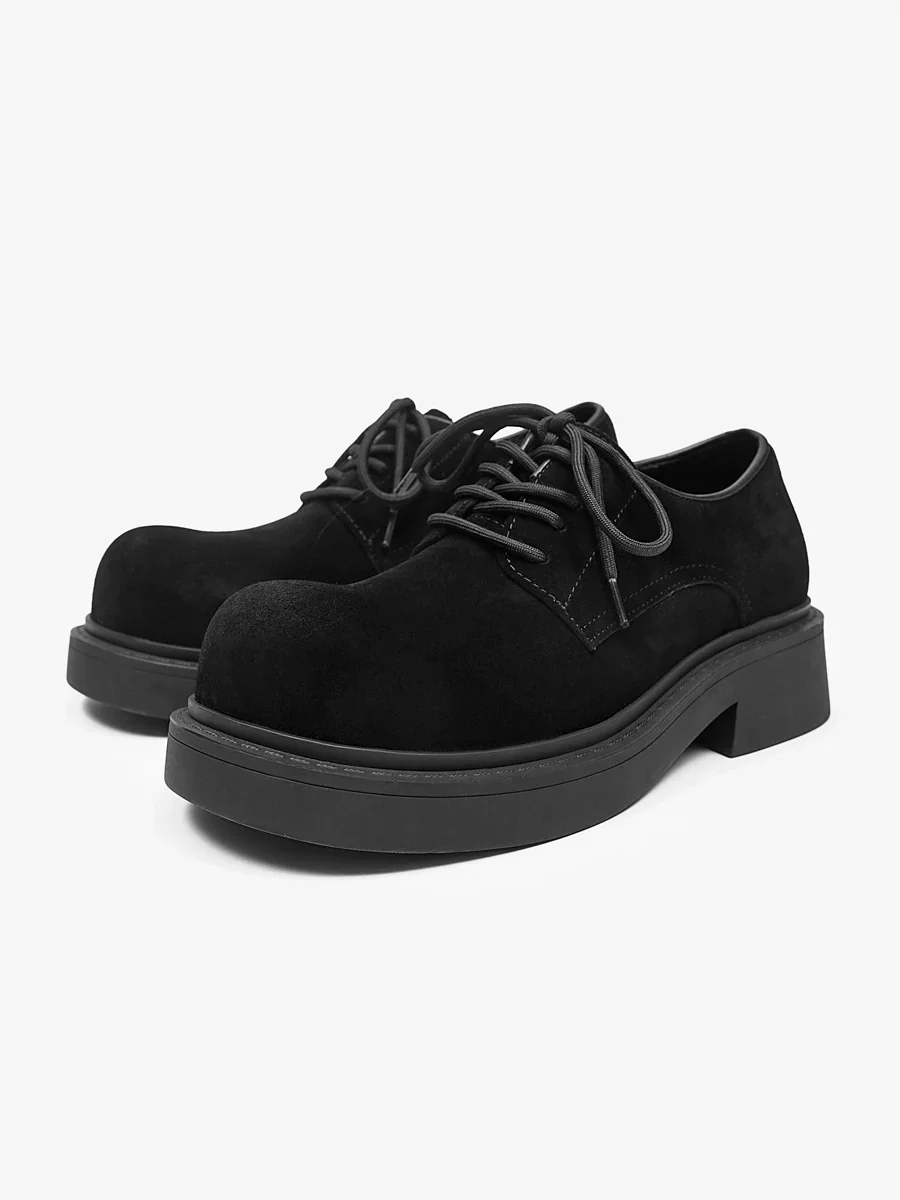 Suede Platform Derby - Image 4