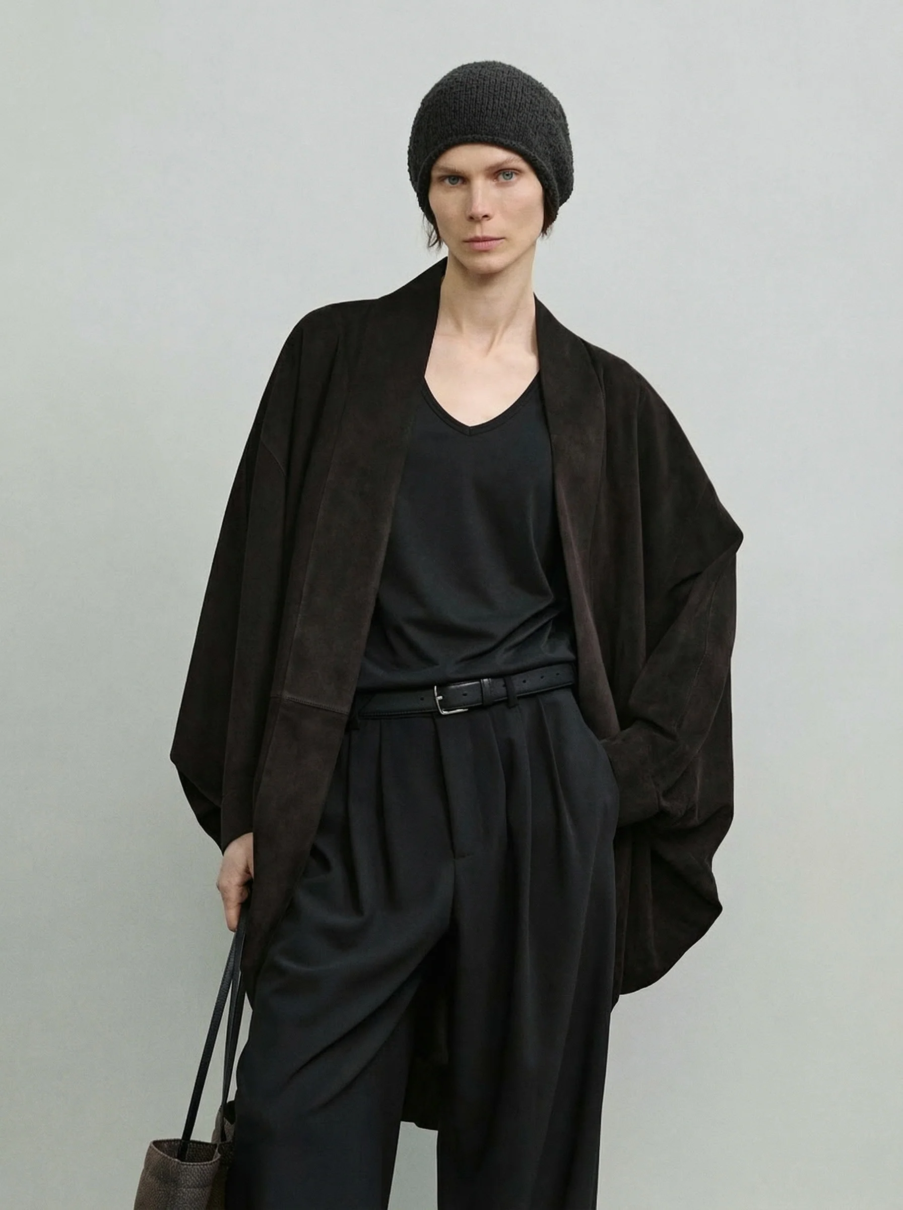 Suede Robe Coat - Image 2