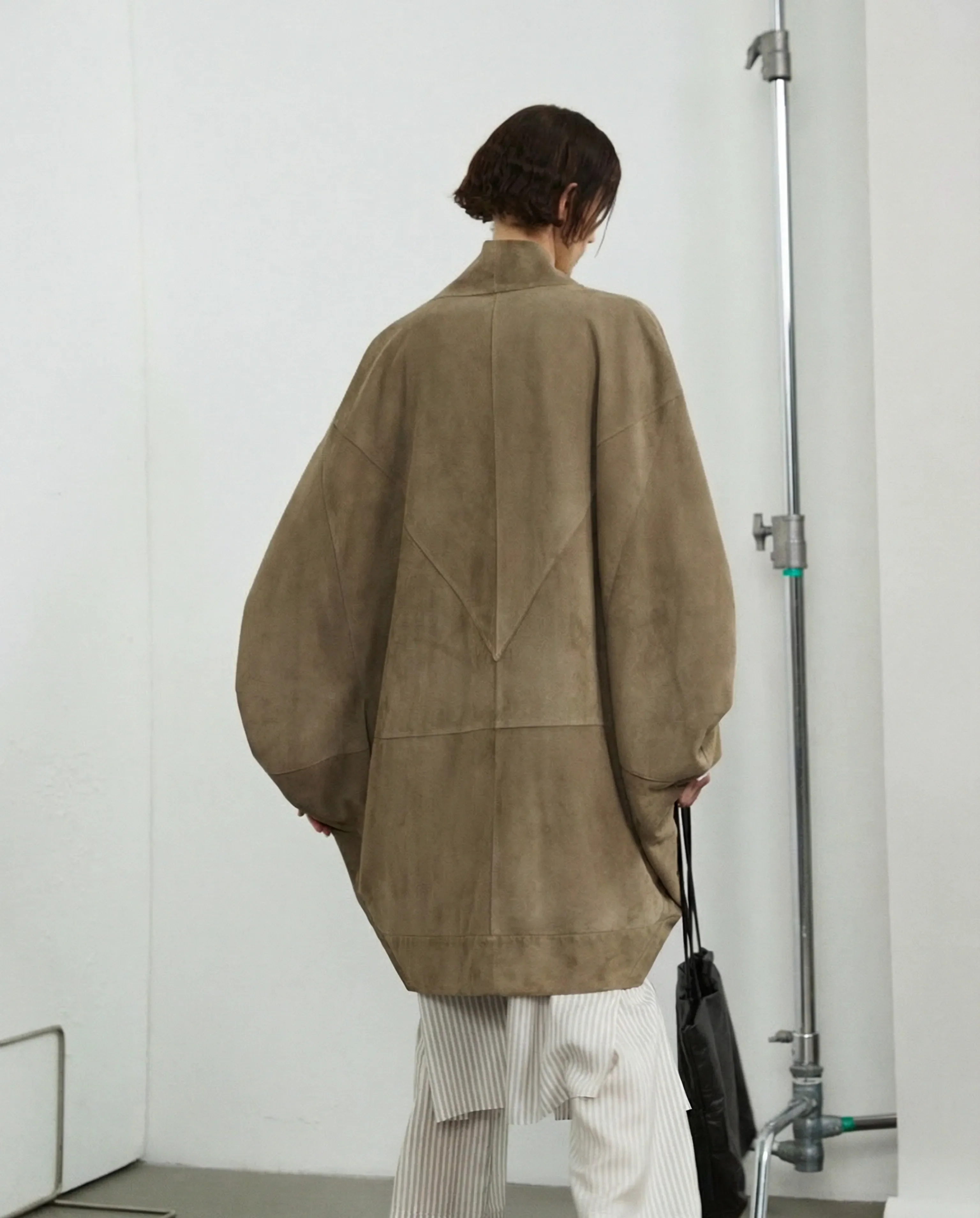 Suede Robe Coat - Image 3