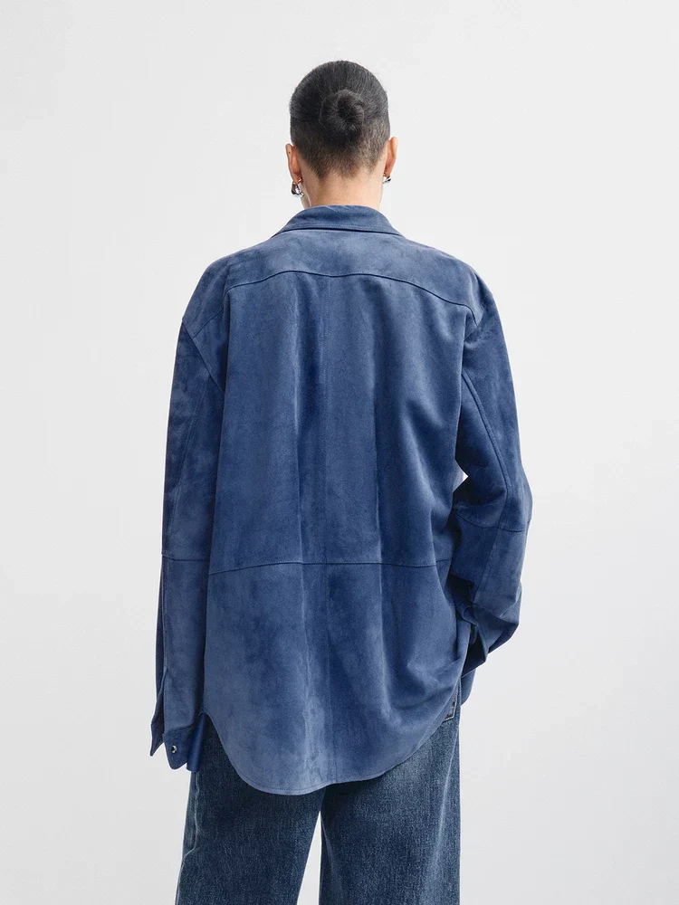 Suede Shirt Jacket - Image 2