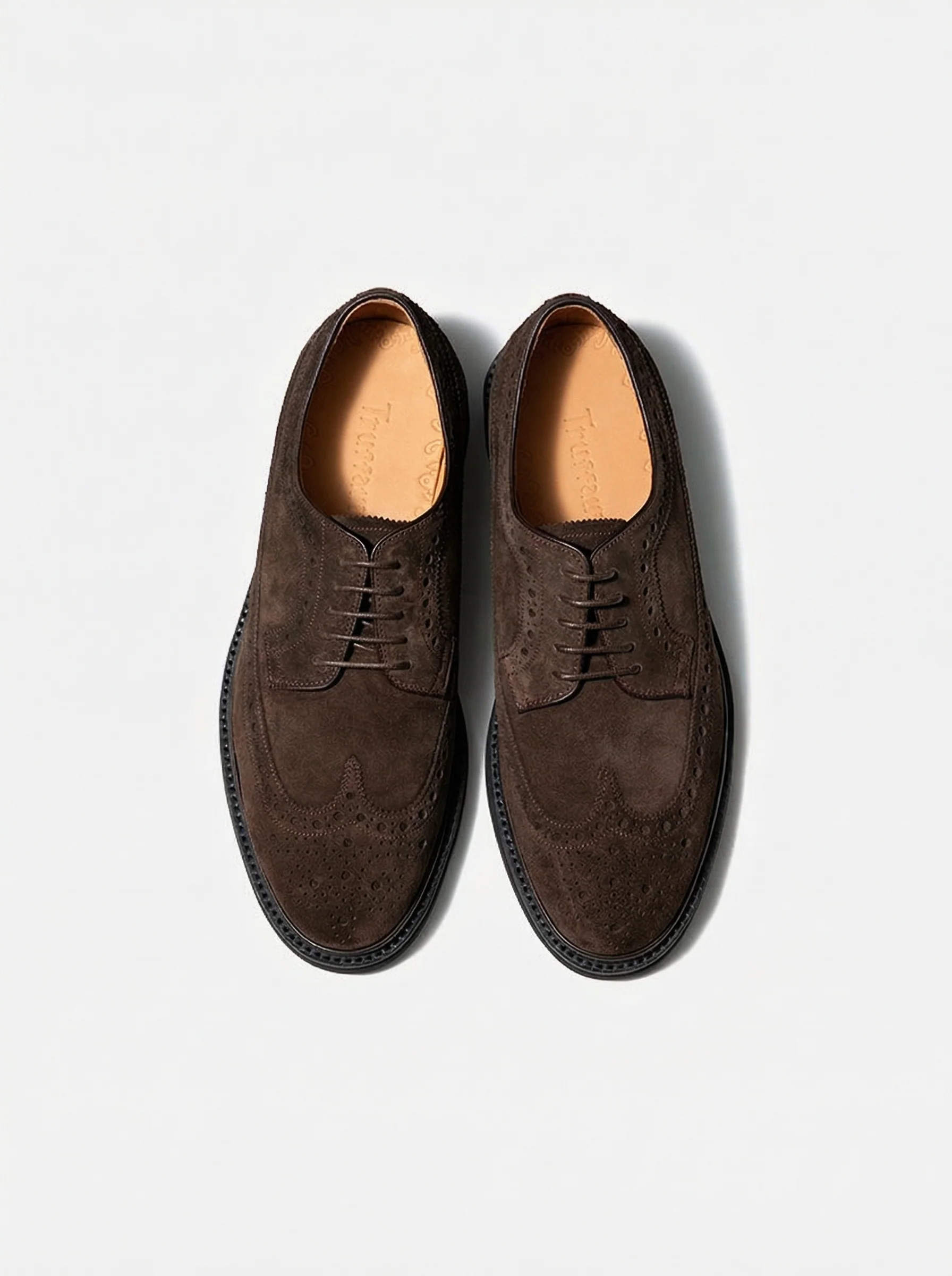 Suede Wingtip Brogue Derbies - Image 4