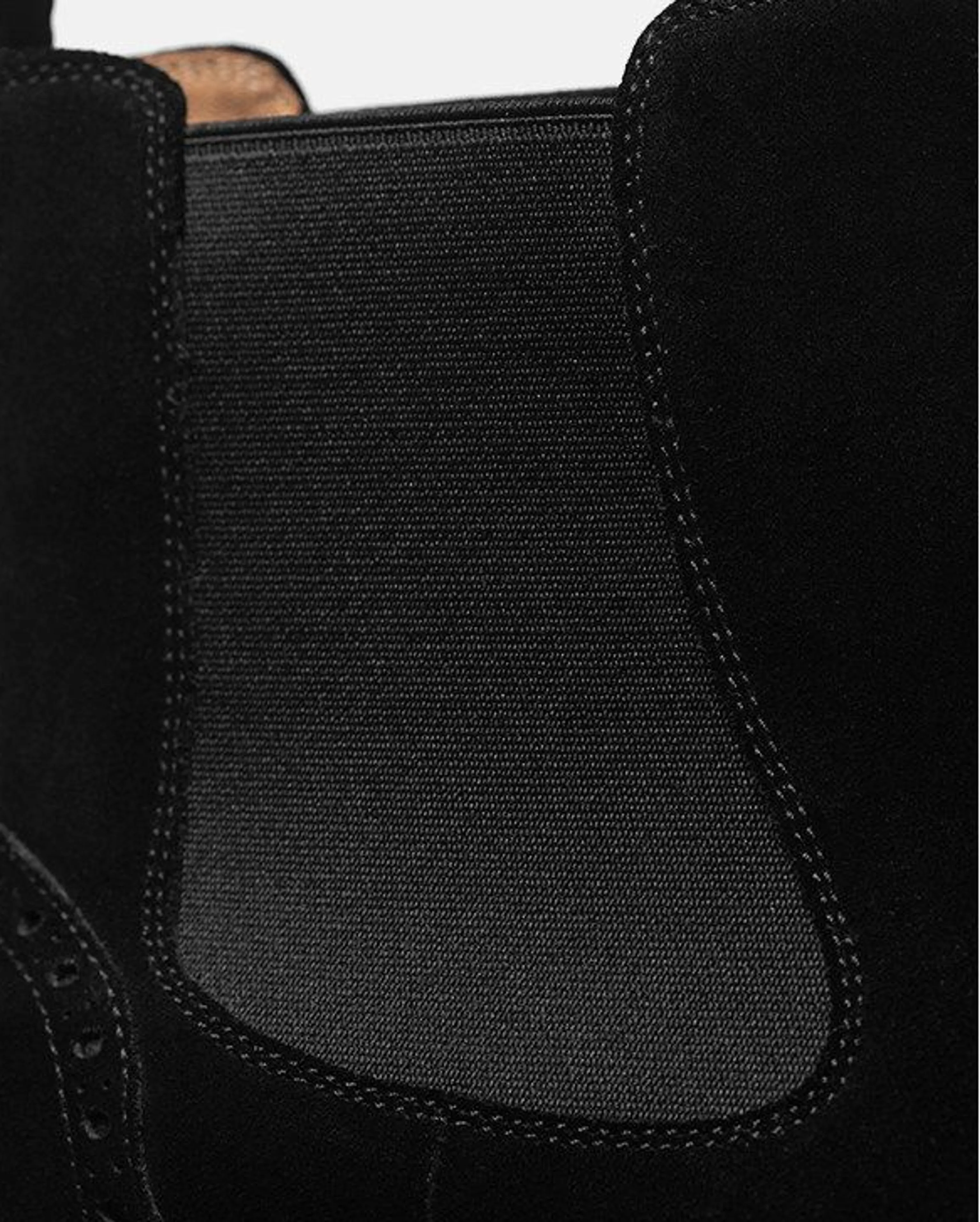 Suede Wingtip Lug Chelsea Boots - Image 4